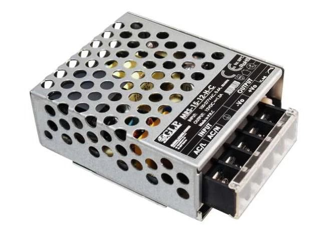 GLP MRS-15-48-HC, GLP: Zapuzdrený napájací zdroj 48 V/0,32 A/15,36 W, Uin = 85 – 305 V AC / 100 – 430 V DC, Kryt pre svorkovnicu