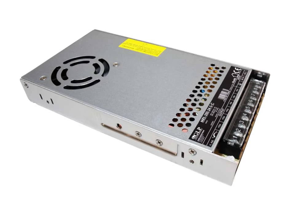 GLP MRS-350-12-SC, GLP: Zapuzdrený napájací zdroj 12V/29A/348W, Uin = 90-132VAC / 180-264VAC / 240-373VAC, Kryt pre svorkovnicu