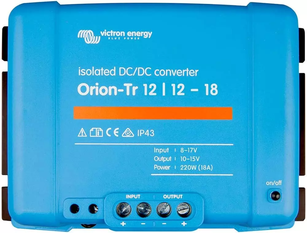 Victron Energy Orion-Tr 12/12-18A (220W) DC/DC konverter; 8-17V / 12V 18A; 220W