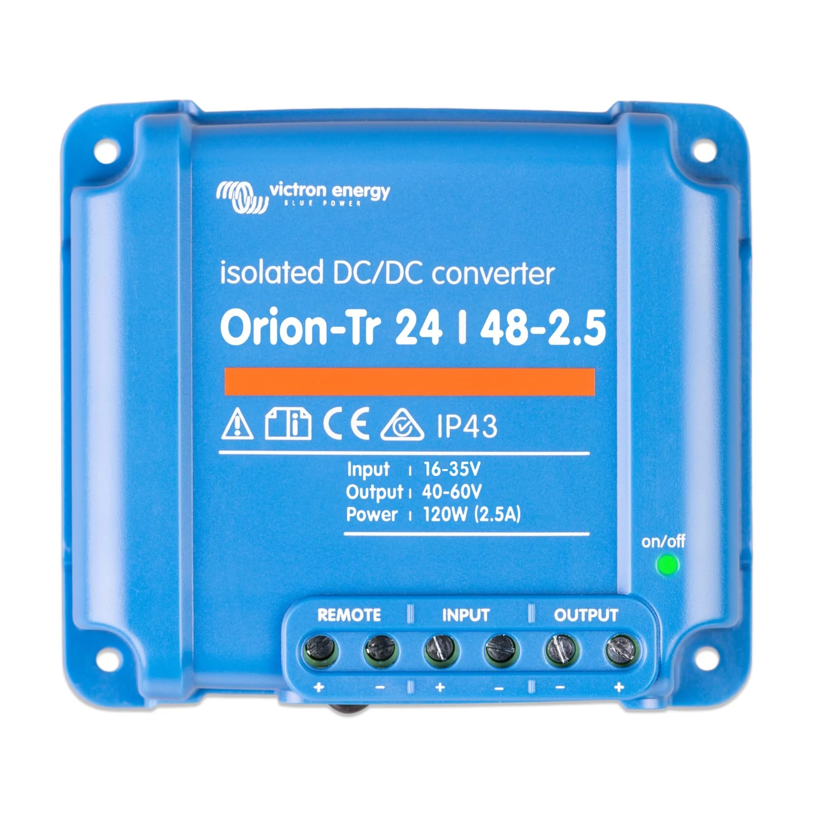 Victron Energy Orion-Tr 24/48-2,5A (120W) DC/DC konvertor; 16-35V / 48V 2,5A; 120W