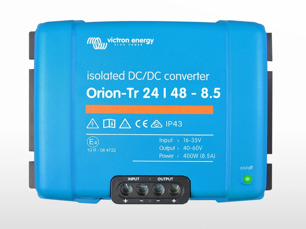 Victron Energy Orion-Tr Smart 24/48-8.5A 48V 8.5A (400W) leválasztott DC-DC akkumulátortöltő