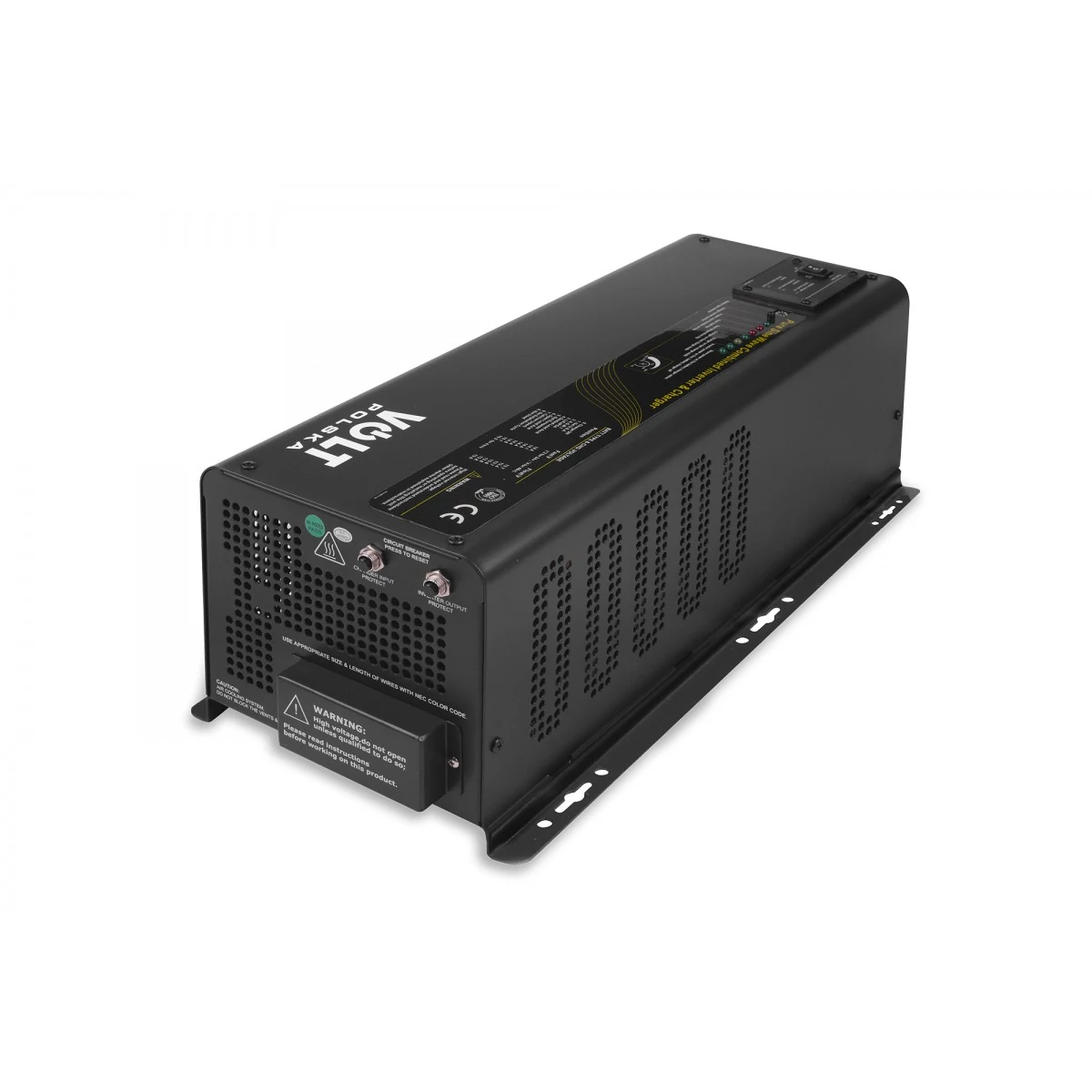 Volt Polska Power Sinus 2000 24/230V menič napätia Zabudovaný UPS neprerušiteľný zdroj napájania (2000/6000W) - Čierna