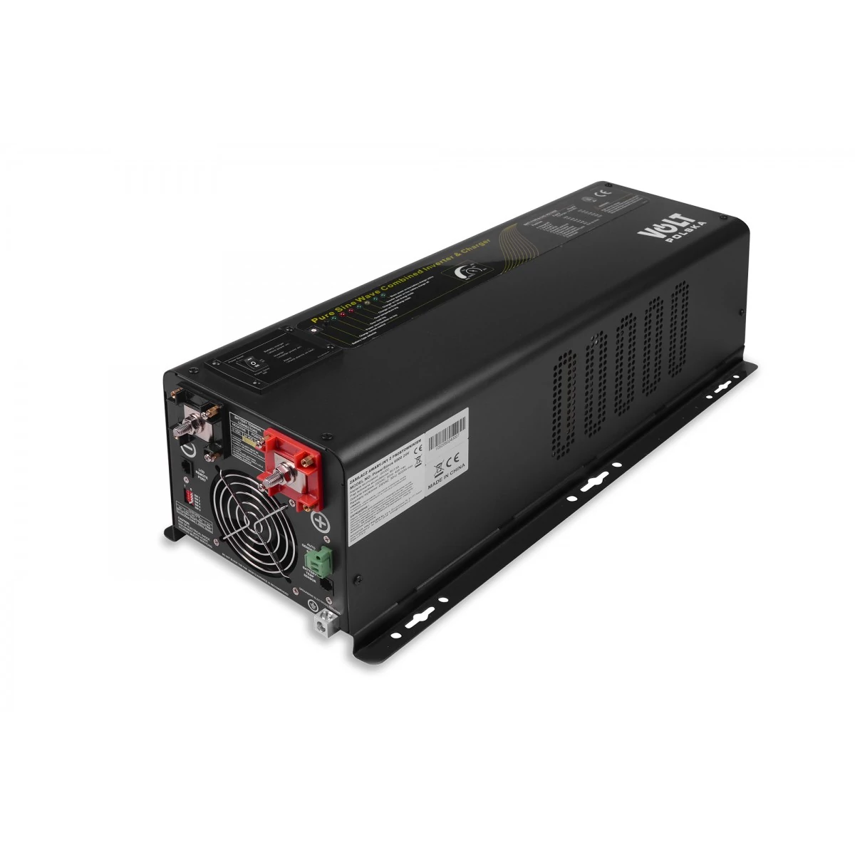 Volt Polska Power Sinus 6000 24/230V Inverter Voltage Converter Built-in UPS Uninterruptible Power Supply (6000/18000) - Black