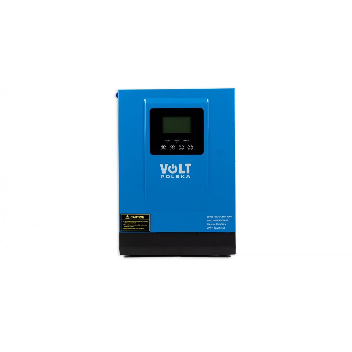 Volt Polska SINUS PRO ULTRA 4000 Napelem inverter Szigetüzemű MPPT Napelem töltő 24/230V (2000/4000W) 60A Tiszta színuszhullám