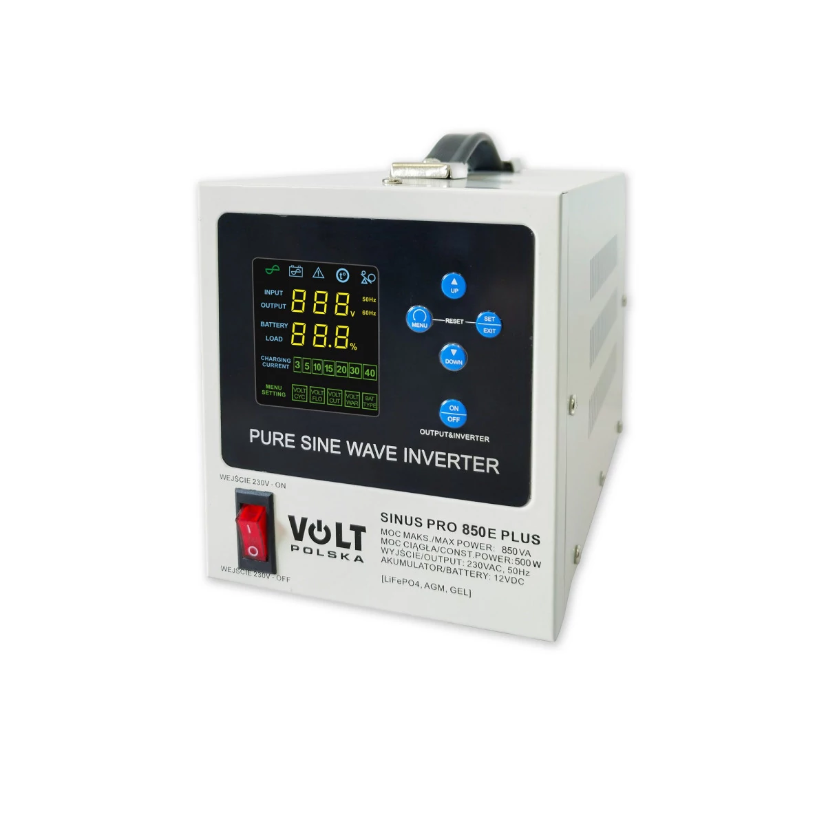 Volt Polska SINUS PRO 850 E PLUS 12/230V (500W/850VA) UPS uninterruptible power supply