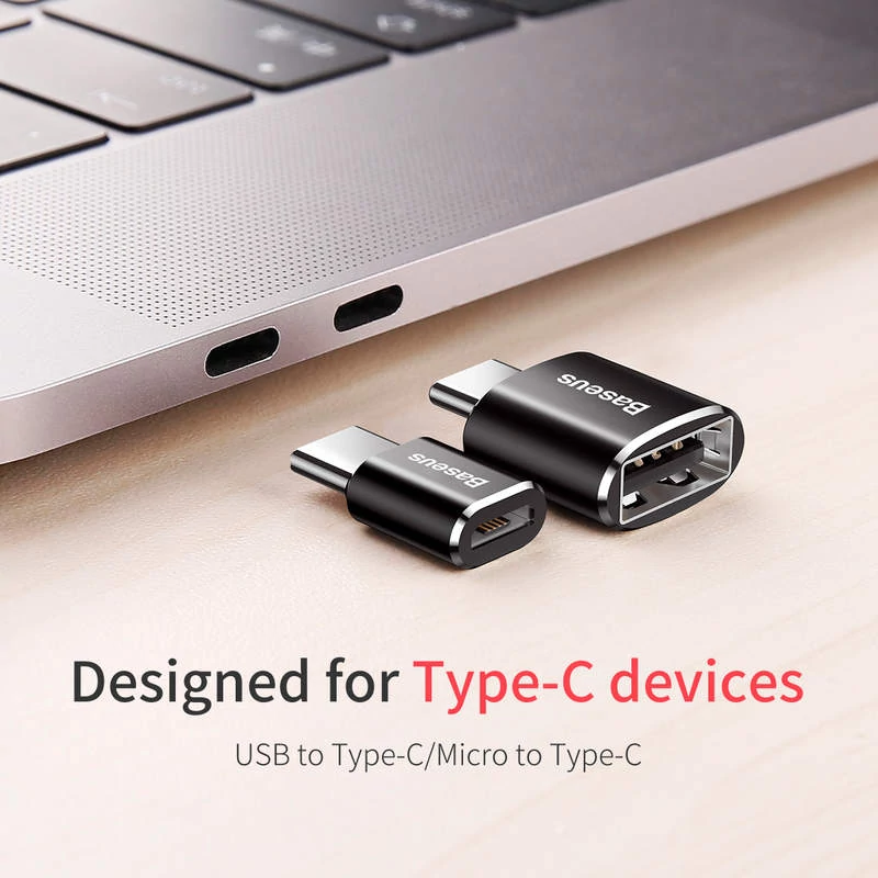 Prevodník Baseus Micro USB na USB-C (CAMOTG-01)