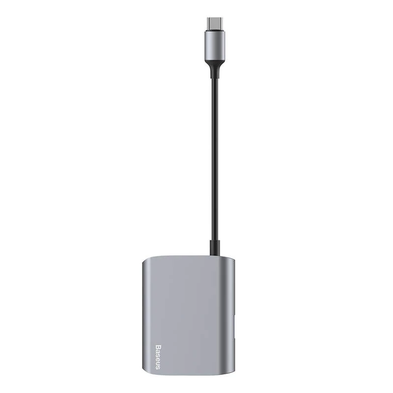 Baseus Enjoyment series USB-C to USB 3.0 + VGA adapter HUB Szürke (CATSX-E0G)