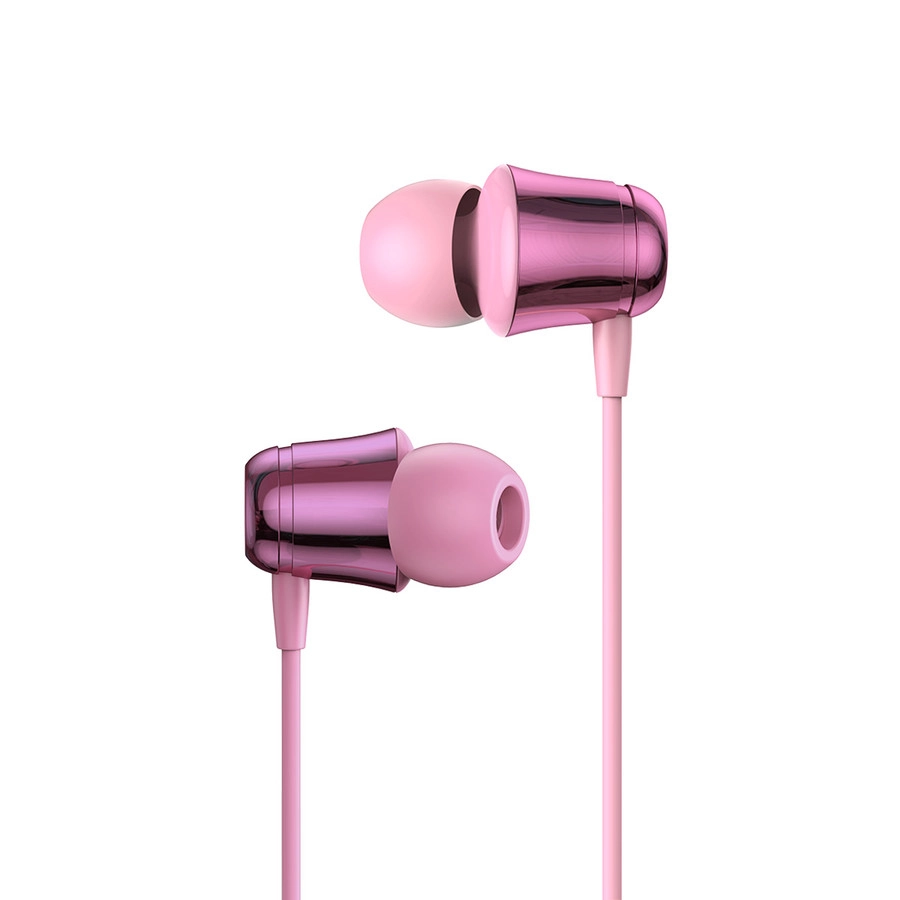 Baseus Encok H13 vezetékes fülhallgató, vezérlővel - Pink (NGH13-04)
