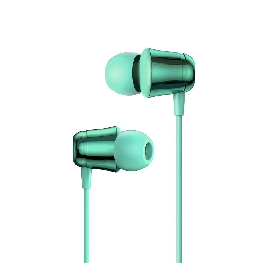 Baseus Encok H13 vezetékes fülhallgató, vezérlővel - Zöld (NGH13-06)