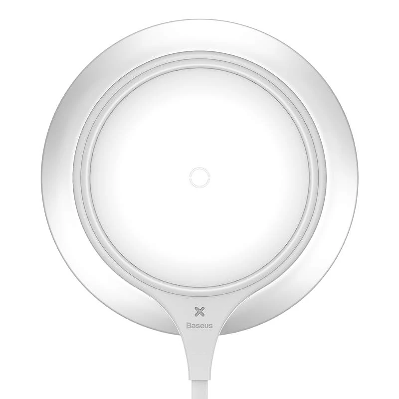 Baseus Metal Wireless Qi Wireless Charger 10W Silver/White (WXJS-S2)