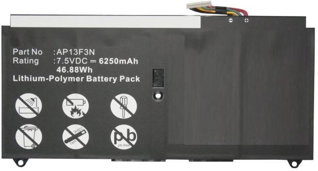 CoreParts Laptop Battery for Acer 47Wh Li-Pol 7.5V 6250mAh , Aspire S7-392, Aspire S7-392-54208g12tws, Aspire S7-392-54208g25tws