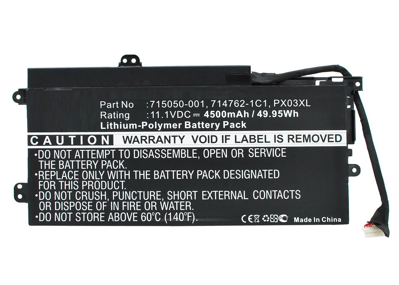 CoreParts Laptop akkumulátor HP 38Wh Li-Pol 11.1V 3400mAh, Envy 14, ENVY M6, Envy M6-1101sg, ENVY M6-1105DX, Envy M6-1115TX, ENVY M6
