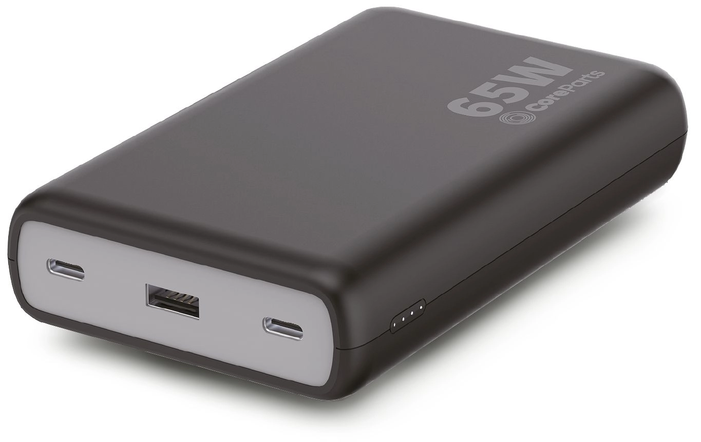 CoreParts USB-C PD65W Power bank 20.000 mAh for Laptops, Tablets, and Mobilephones. Powerbank