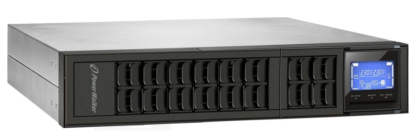 PowerWalker Online UPS, 1000VA / 800W, 110 - 300V, 4 x 12V/9Ah, 13 kg