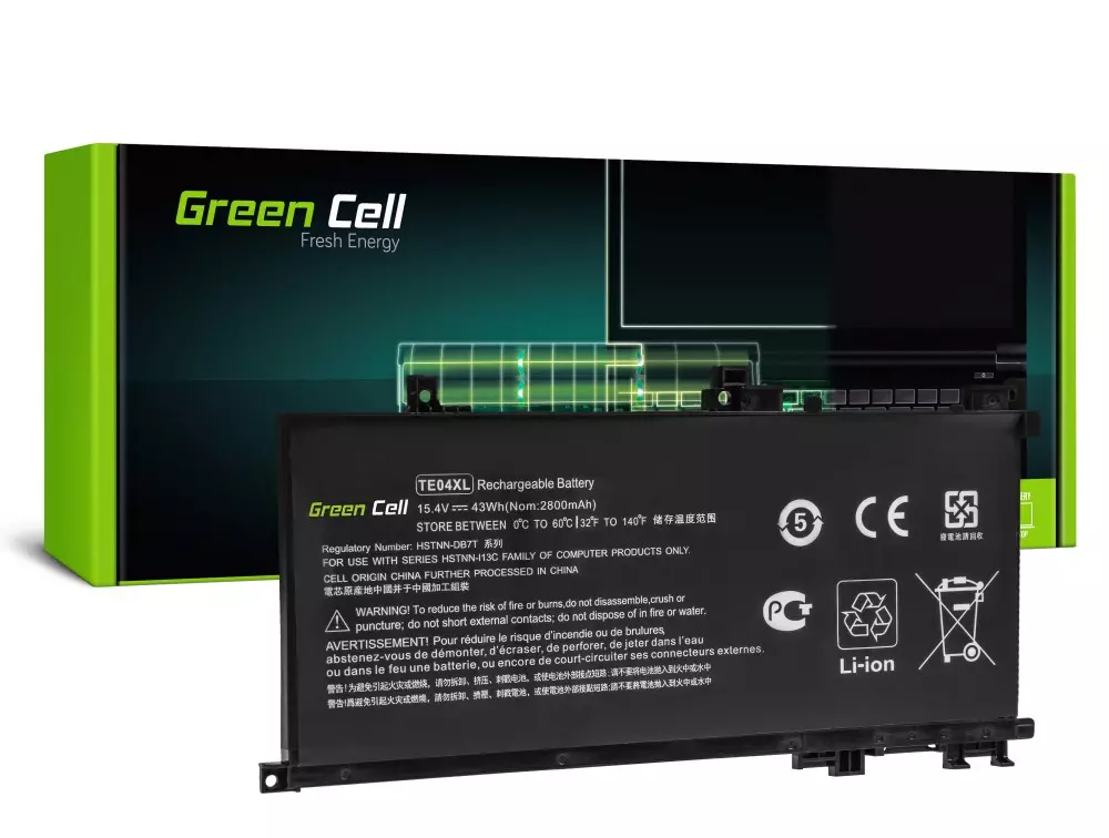 Baterie pentru laptop Green Cell Pro TE04XL HP Omen 15-AX202NW 15-AX205NW 15-AX212NW 15-AX213NW, HP Pavilion 15-BC501NW 15-BC505NW 15-BC507NW 15-BC507NW