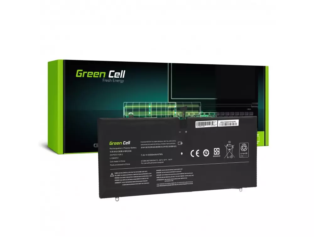 Battery Green Cell L12M4P21 L13S4P21 for Lenovo Yoga 2 Pro