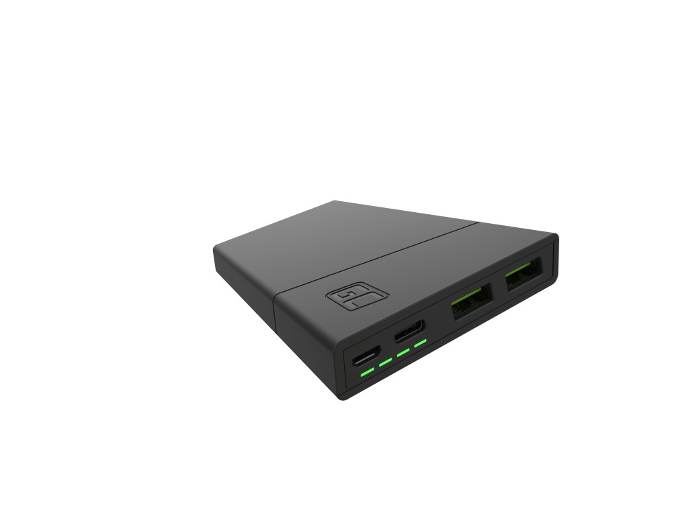 Green Cell GC PowerPlay10 PBGC02 10000mAh Gyorstöltős Power Bank 2x USB Ultra Charge + 2x USB-C PD 18W
