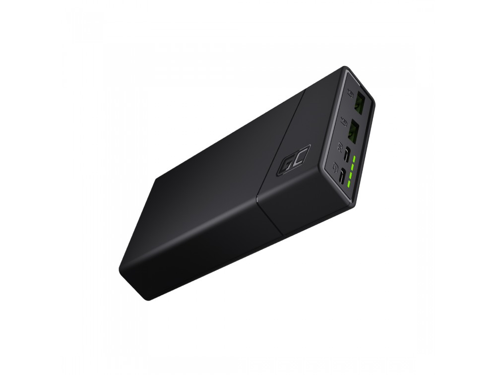 Power Bank Green Cell GC PowerPlay20 20000mAh with fast charging 2x USB Ultra Charge and 2x USB-C Power Delivery 18W