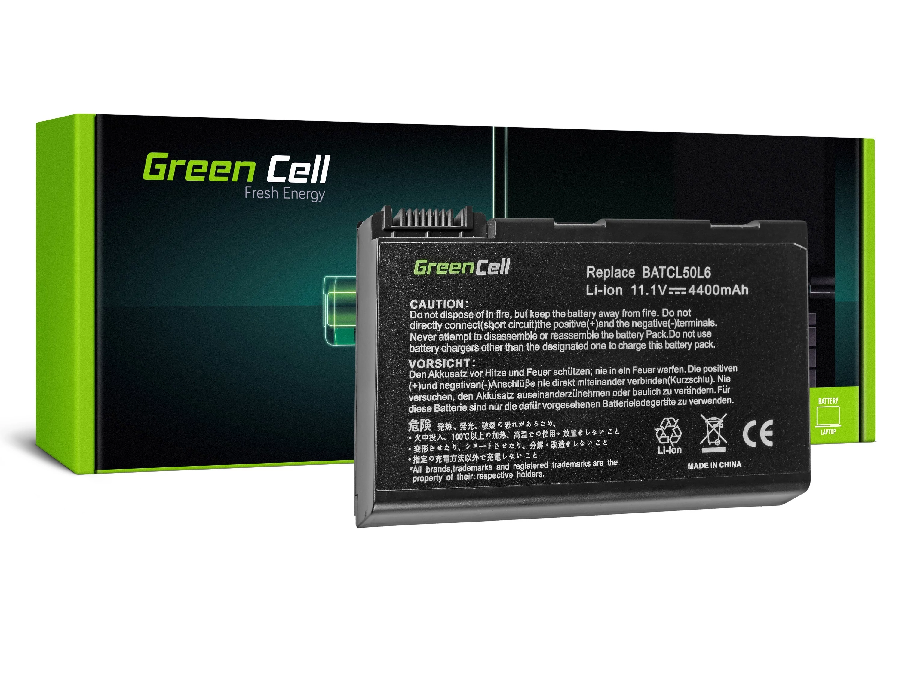 Laptop akkumulátor BATBL50L6 Acer Aspire 3100 3690 5010 5100 5610 5630