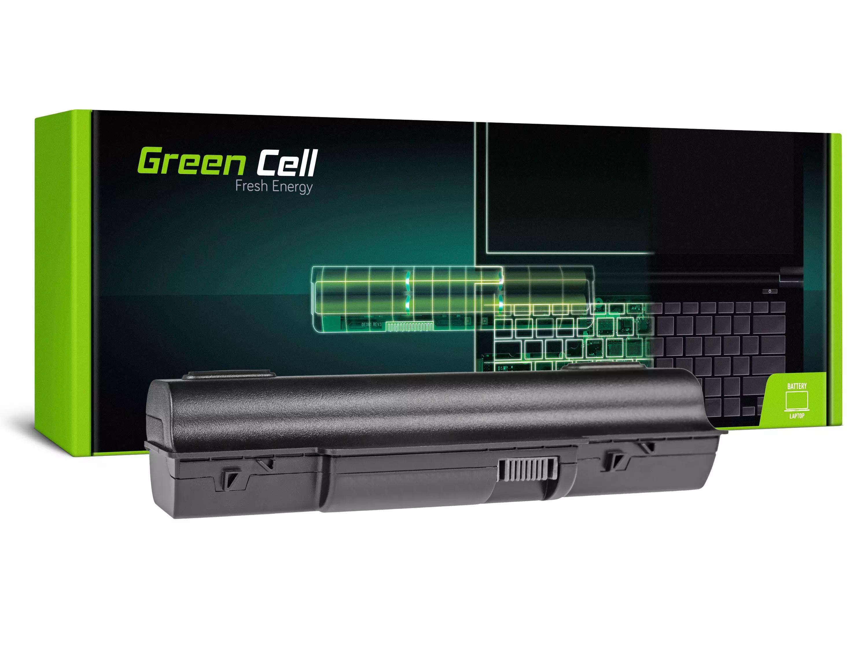 Green Cell Battery for Acer Aspire 4710 4720 5735 5737Z 5738 / 11,1V 6600mAh