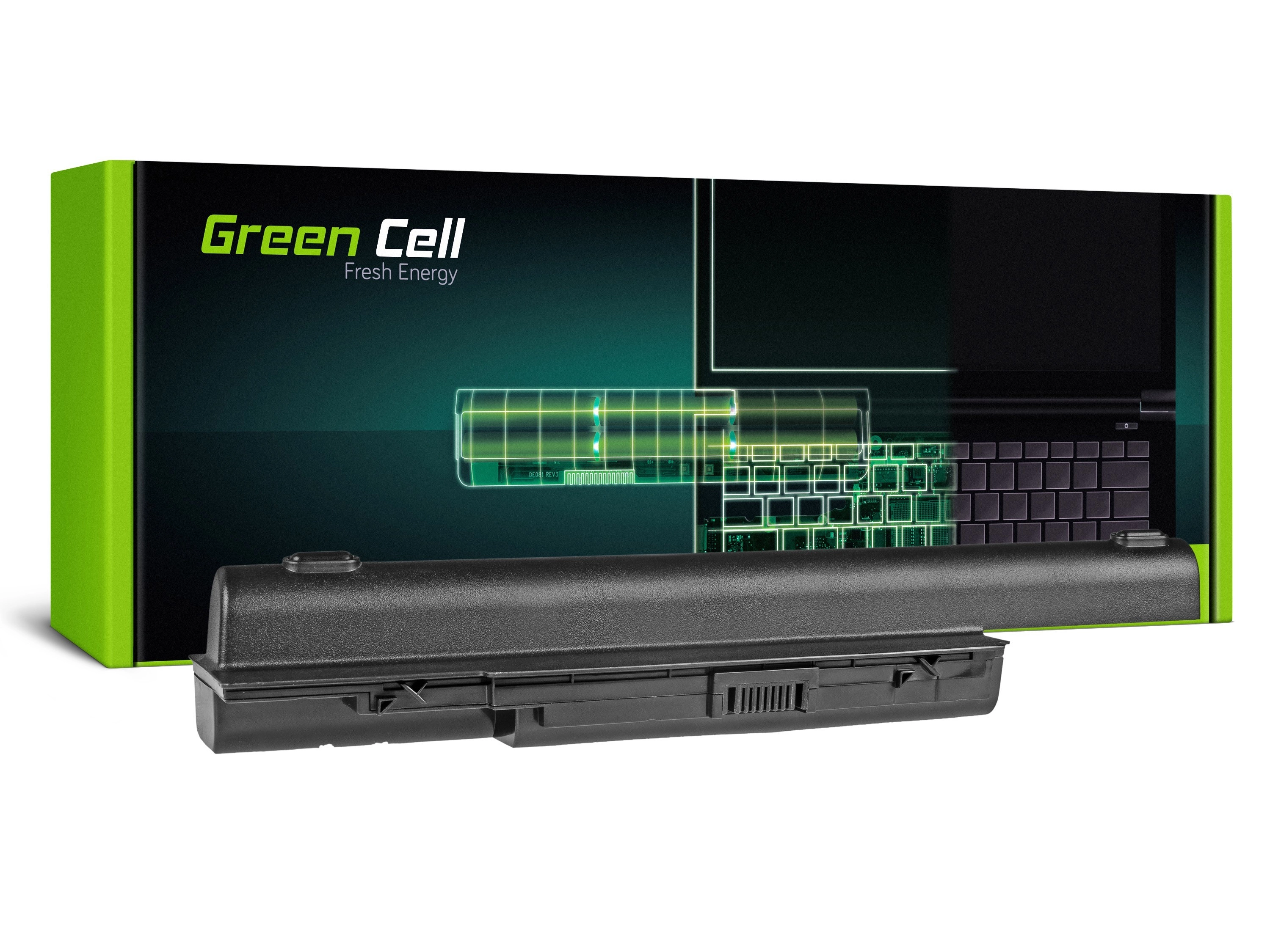 Green Cell Battery for Acer Aspire 5520 AS07B31 AS07B32 / 11,1V 8800mAh