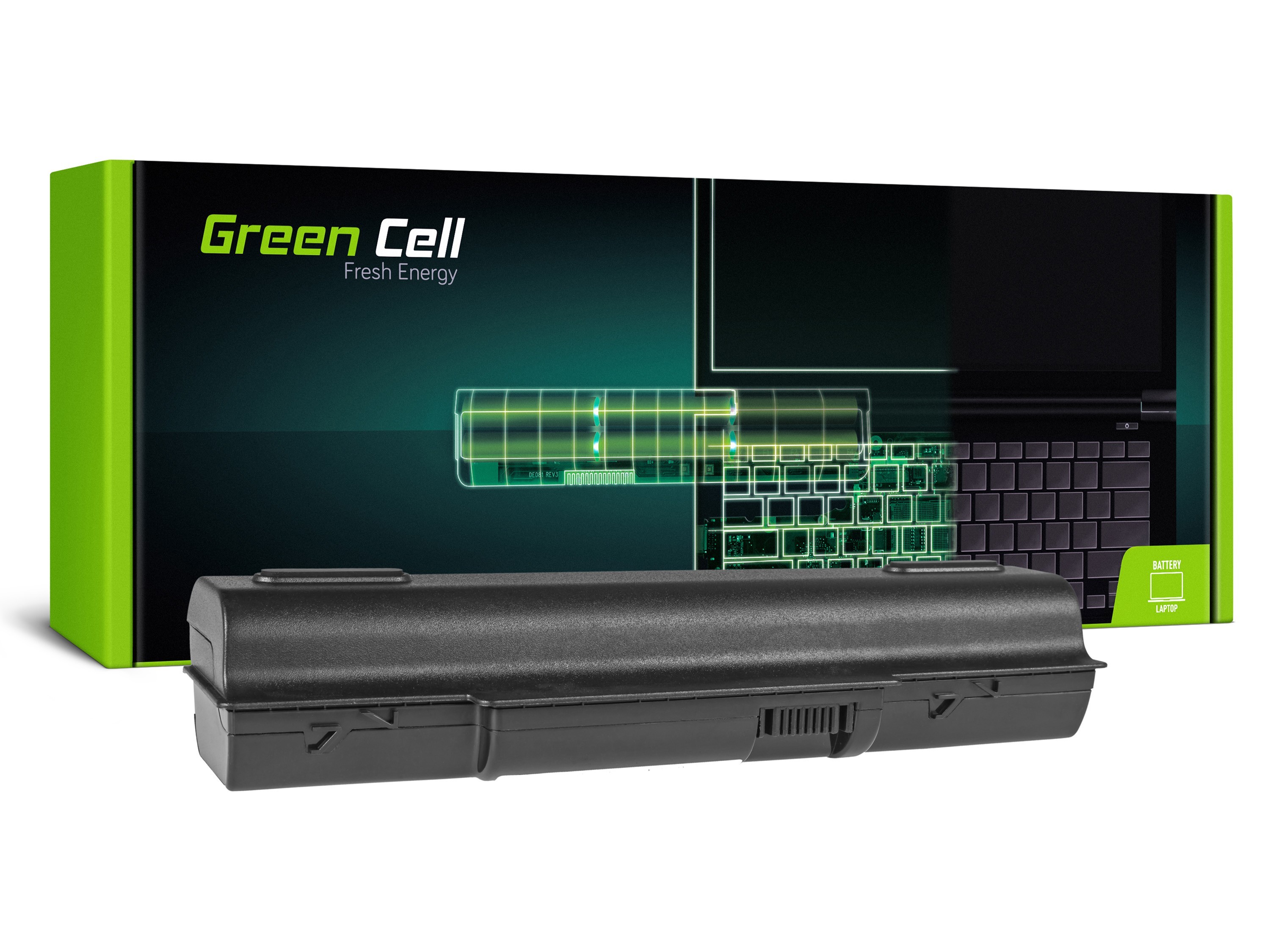 Green Cell Battery for Acer Aspire AS09A41 AS09A51 5532 5732Z 5734Z / 11,V 6800mAh