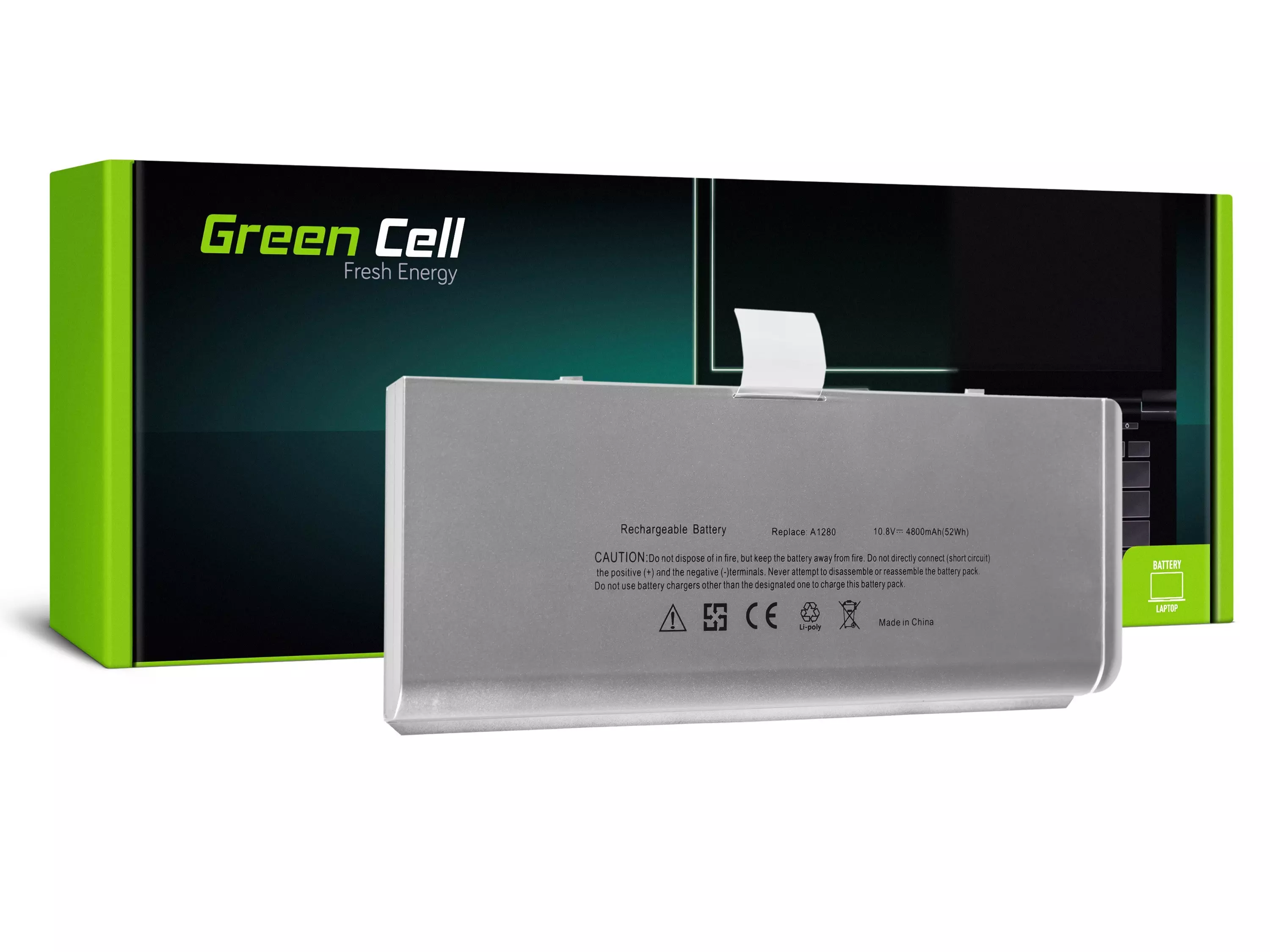 Green Cell Laptop akkumulátor A1280 Apple MacBook 13 A1278 Aluminum Unibody (Late 2008)