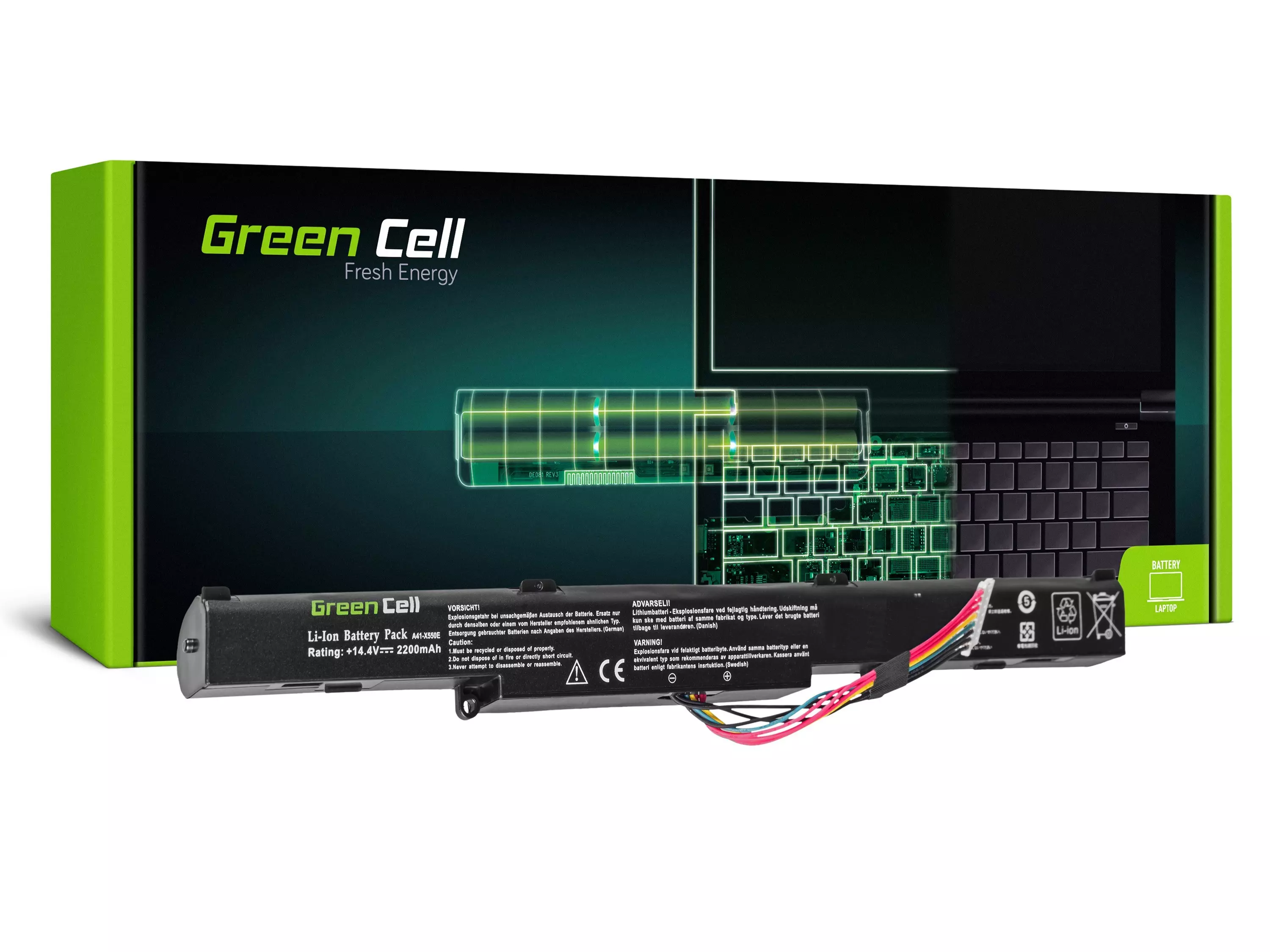 Green Cell Baterie laptop Asus F550D R510D R510DP X550D X550DP
