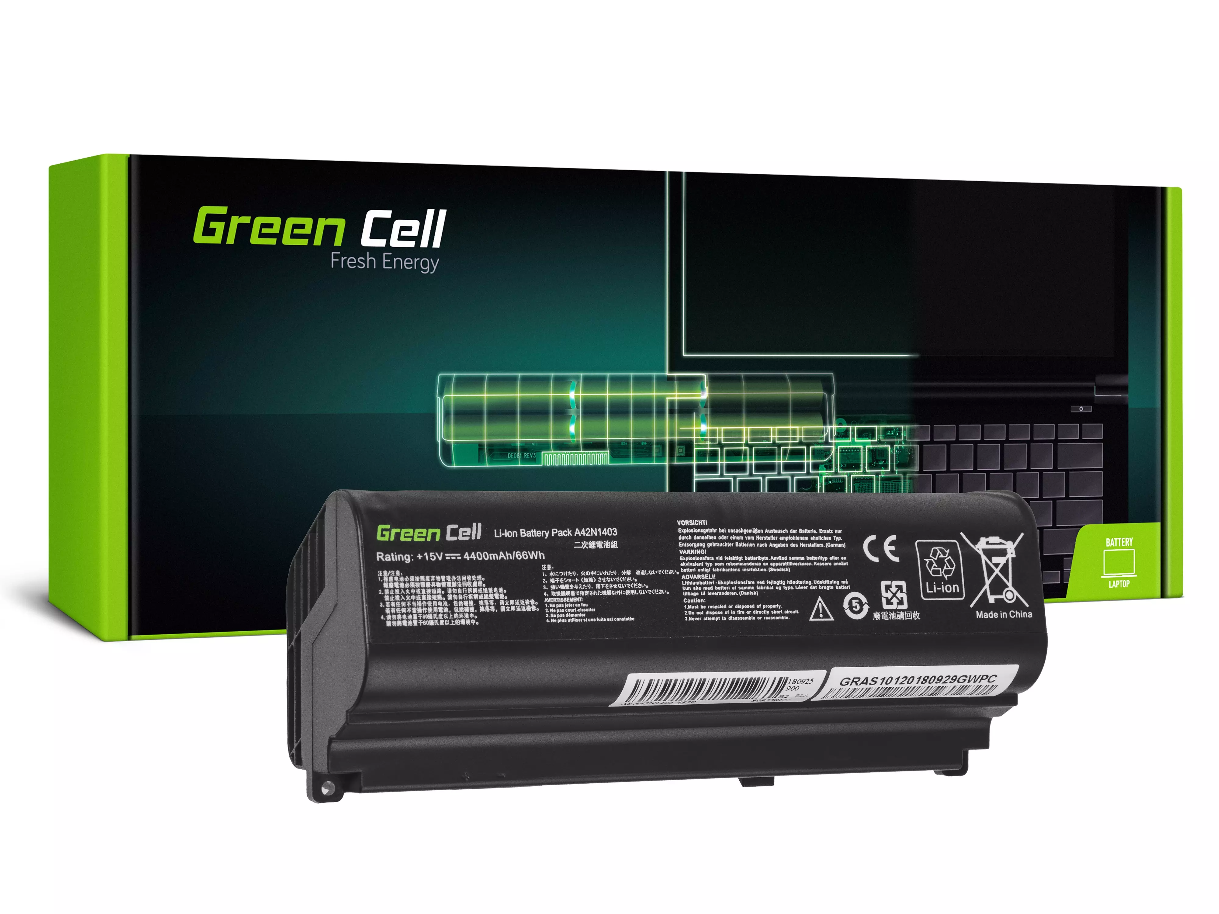 Green Cell Baterie pentru laptop A42N1403 Asus ROG G751 G751J G751JL G751JM G751JT G751JY