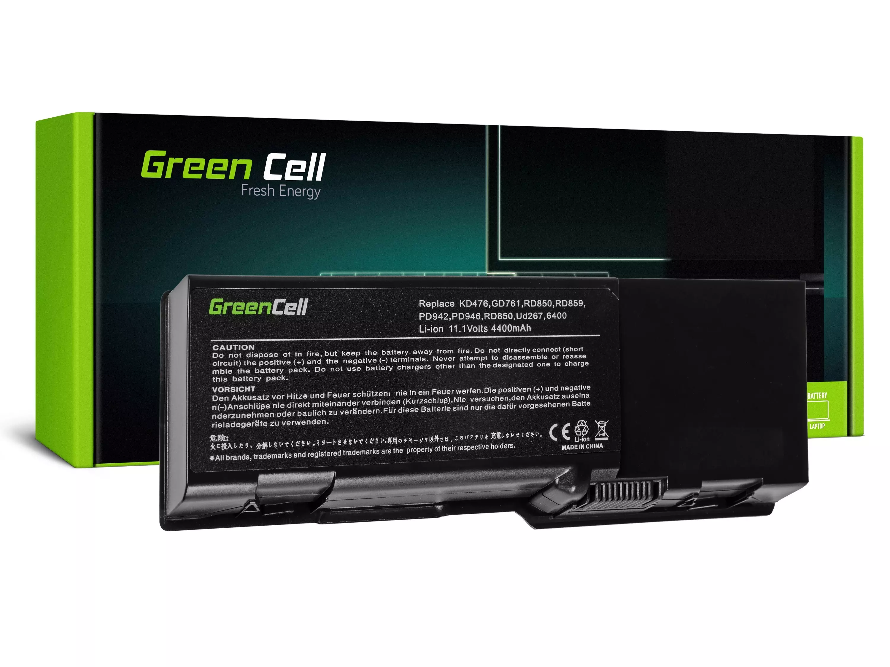 Green Cell Baterie laptop Dell Vostro 1000 Inspiron E1501 E1505 1501 6400 Latitude 131L