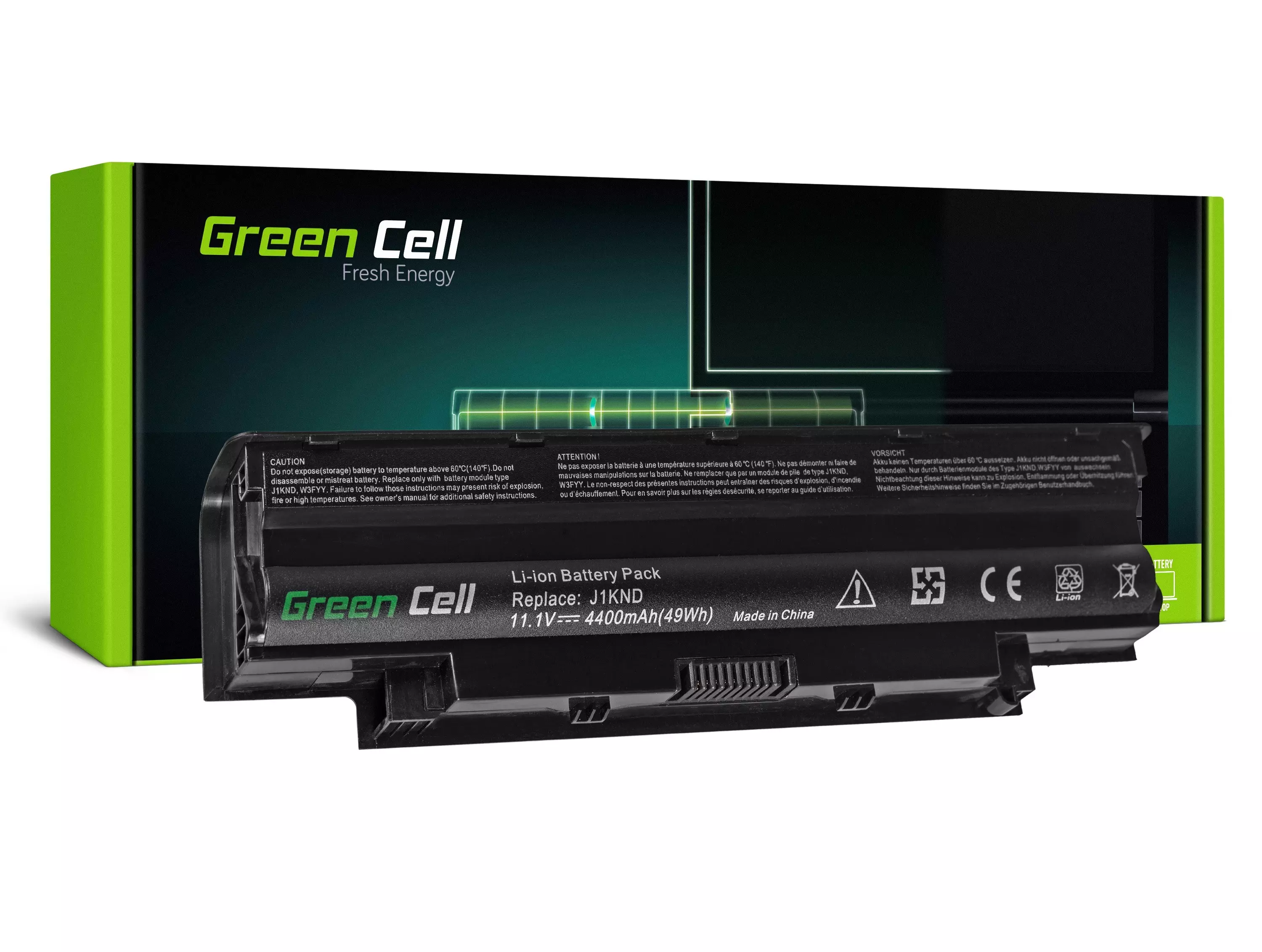 Green Cell Baterie laptop Dell Inspiron 15 N5010 15R N5110 14R 3550 Vostro 3550