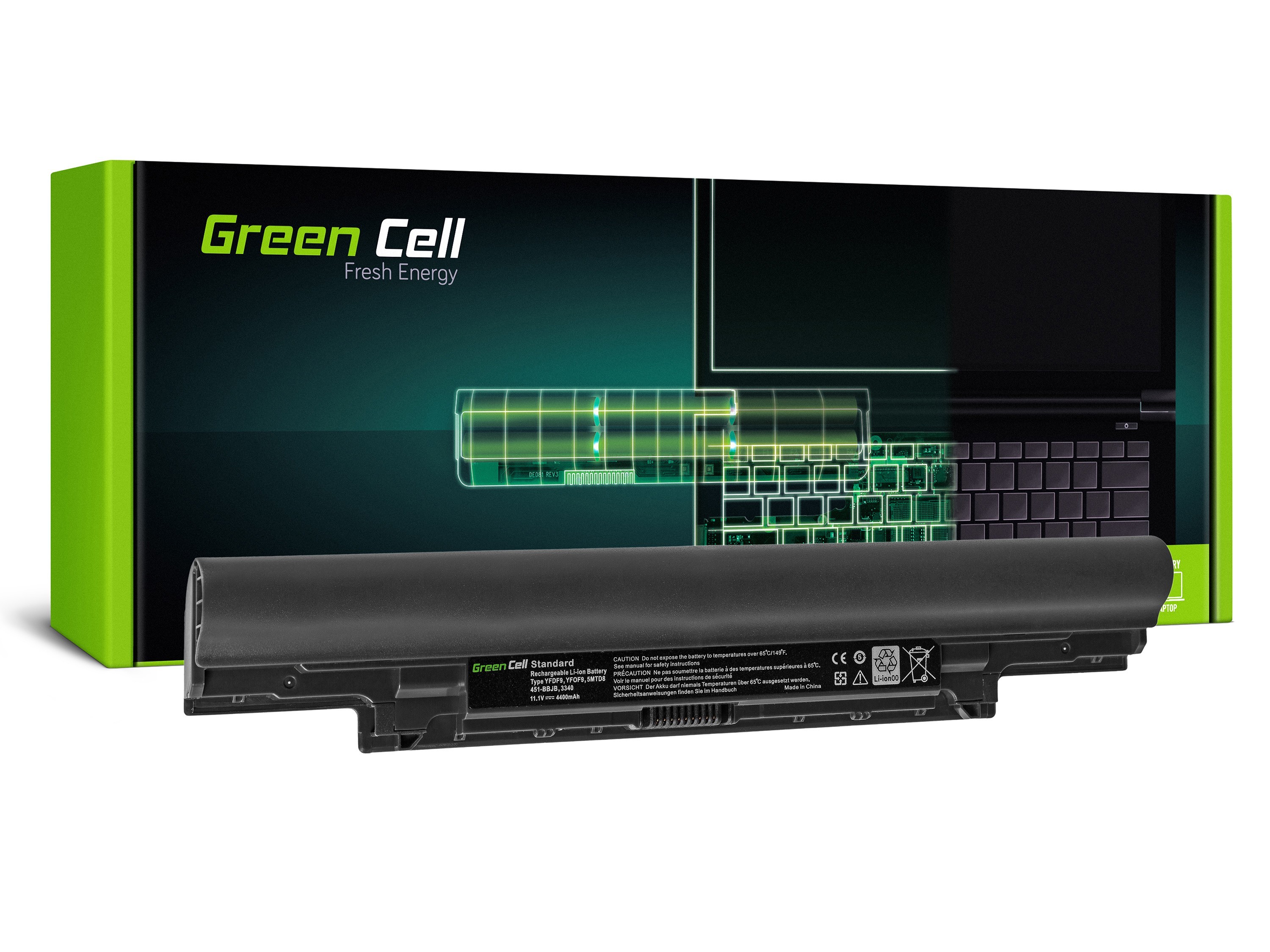 Green Cell Laptop akkumulátor Dell Latitude 3340