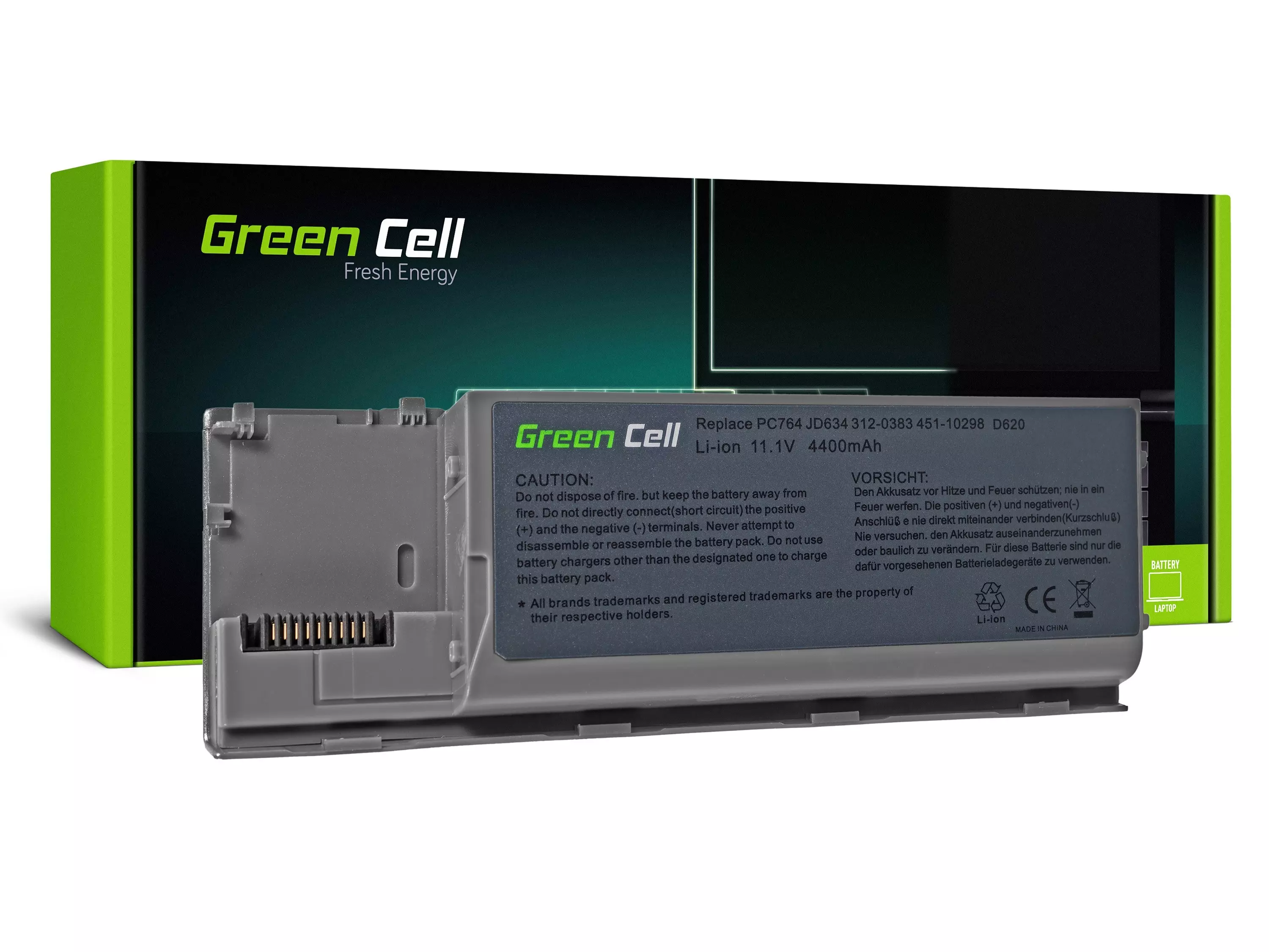 Green Cell Baterie pentru laptop Dell Latitude D620 D620 ATG D630 D630 ATG D630N D631 Precision M2300