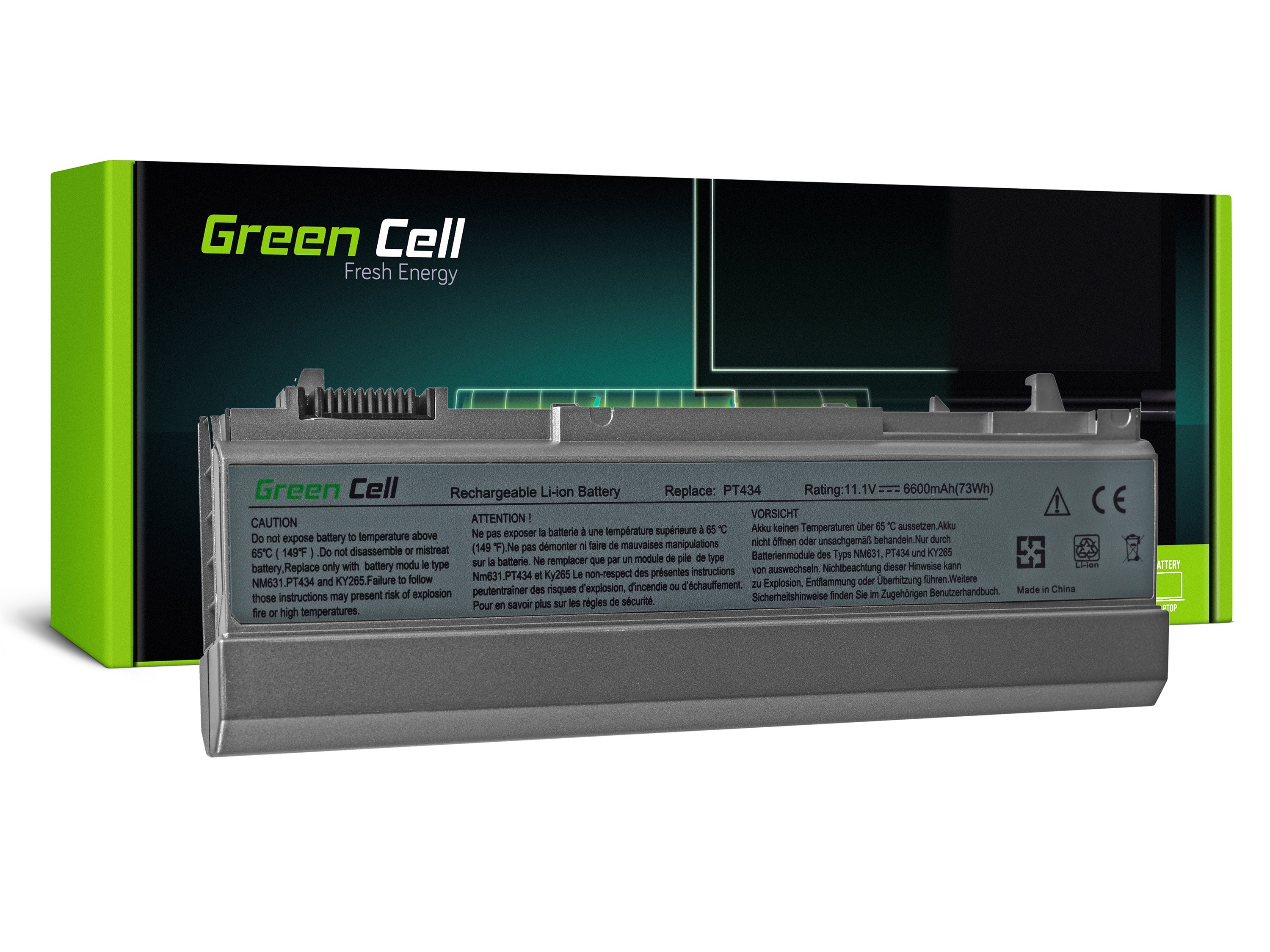 Green Cell Battery for Dell Latitude E6400 E6410 E6500 E6510 / 11,1V 6600mAh