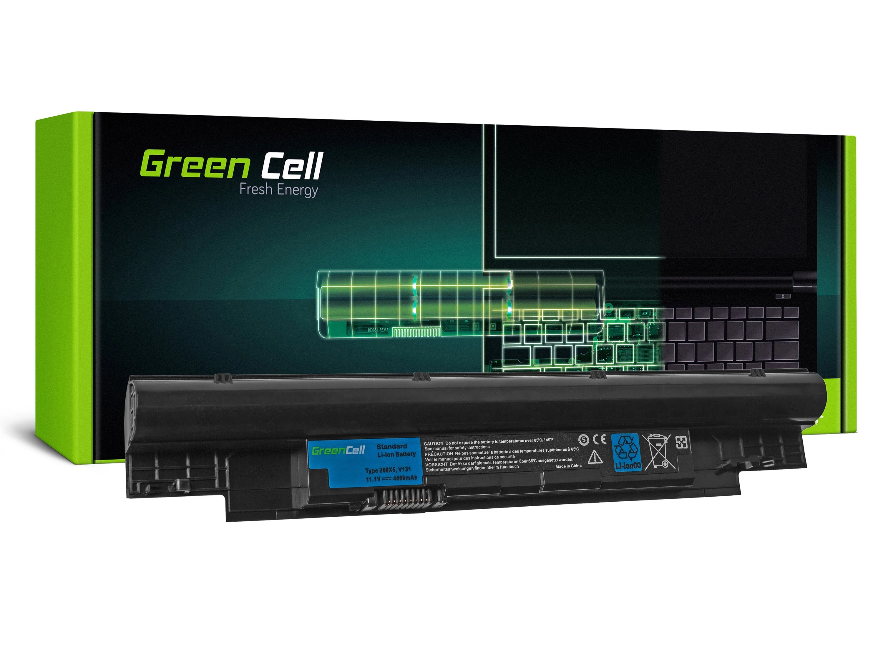 Green Cell Laptop akkumulátor Dell Vostro V131 V131R V131D Latitude 3330