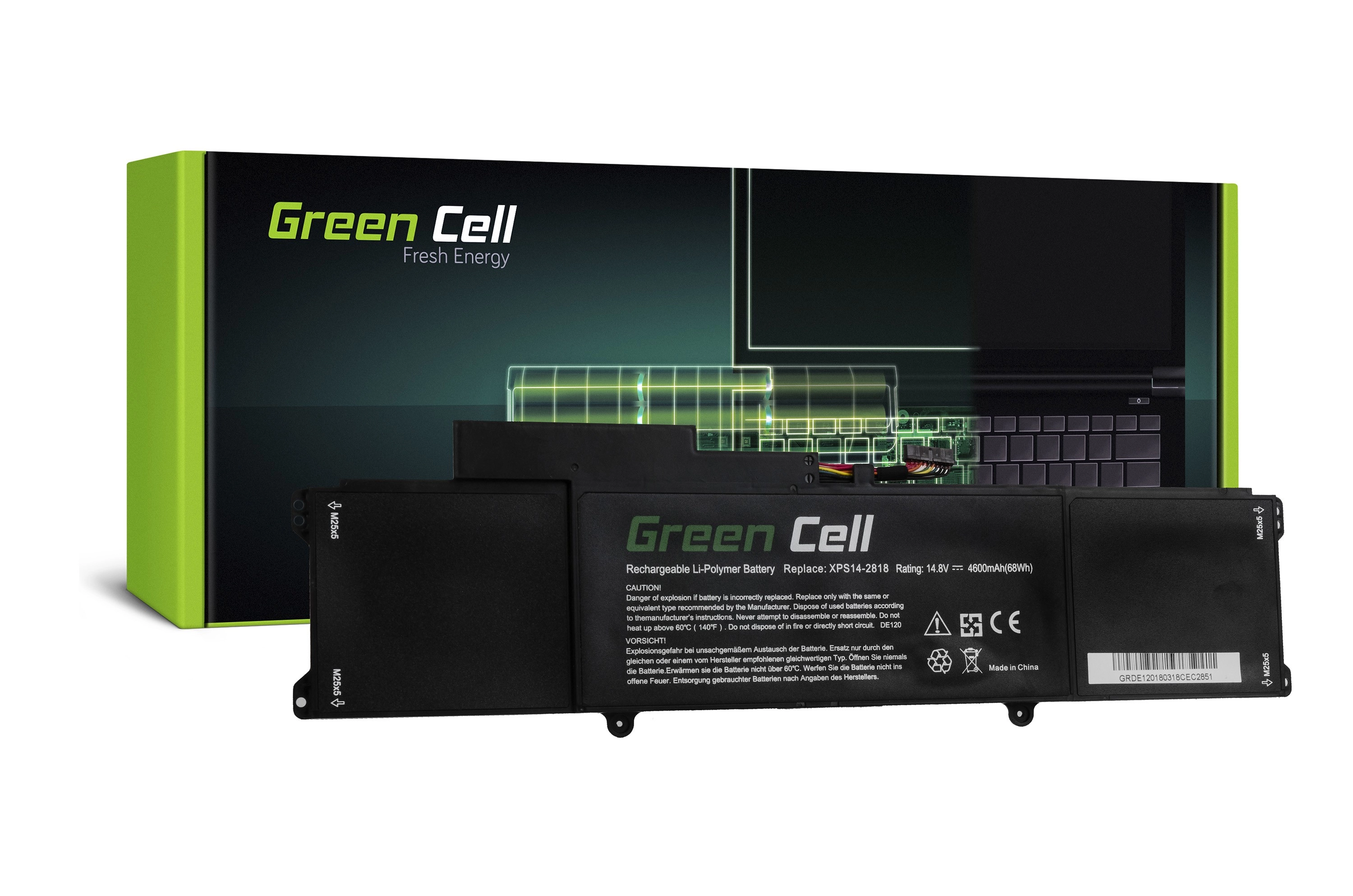 Green Cell akkumulátor 4RXFK Dell XPS 14 L421x