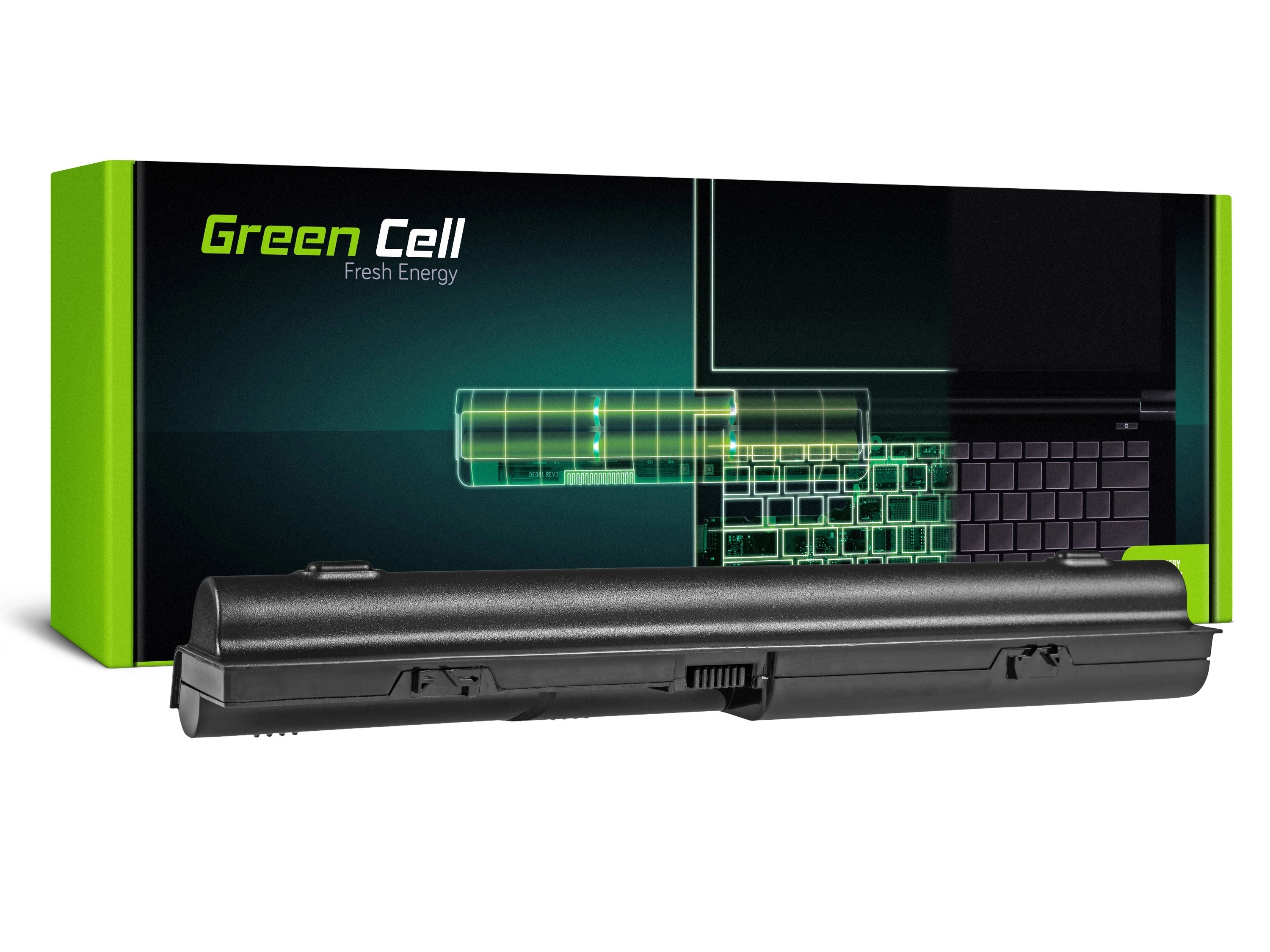 Green Cell Battery for HP 4430S 4530S / 11,1V 6600mAh