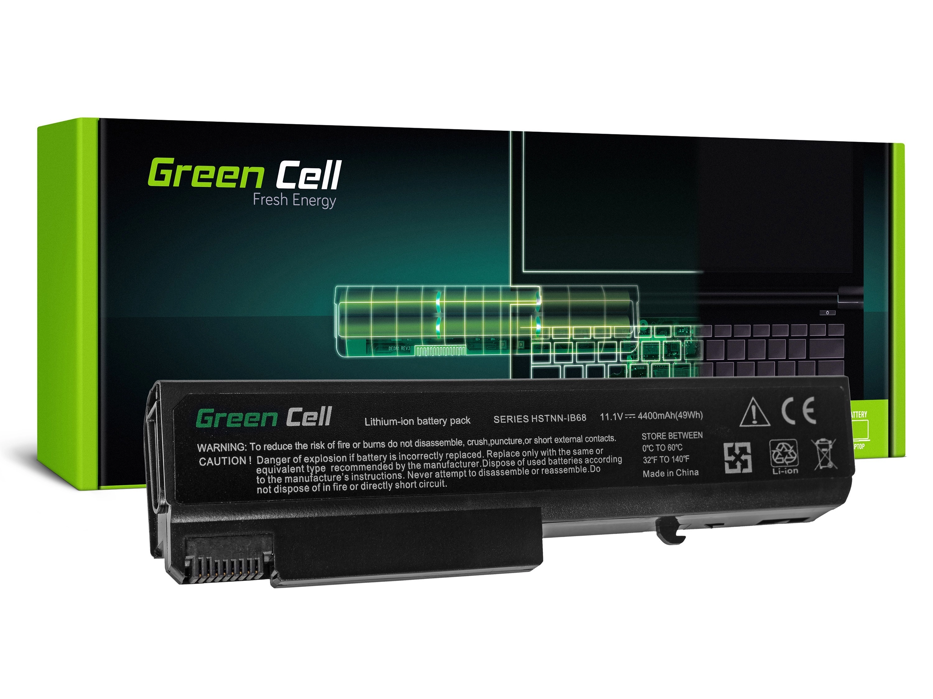 Green Cell Battery for HP EliteBook 6930 ProBook 6400 6530 6730 6930 / 11,1V 4400mAh