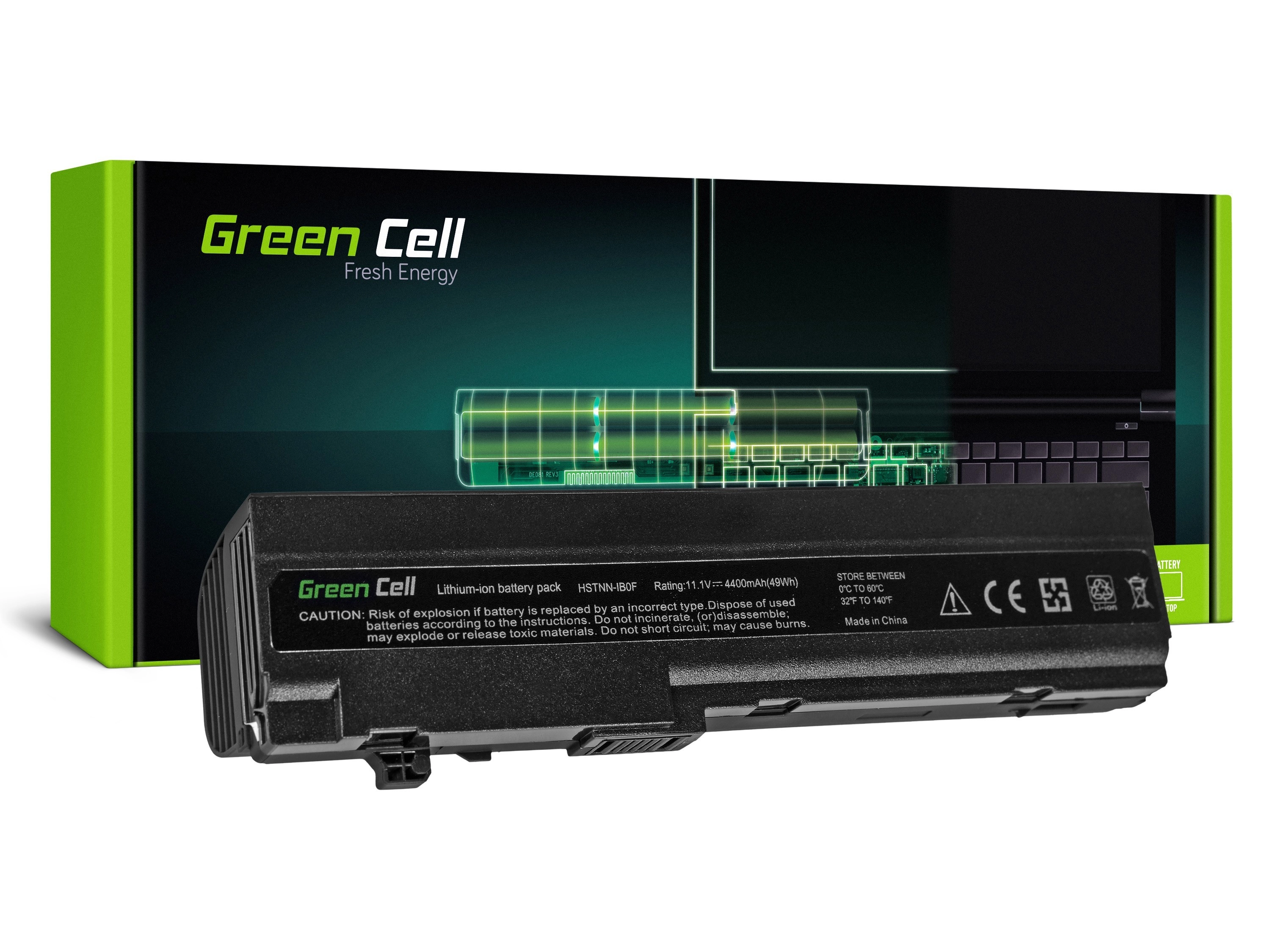 Green Cell Battery for HP Mini 5100 5101 5102 5103 / 11,1V 4400mAh