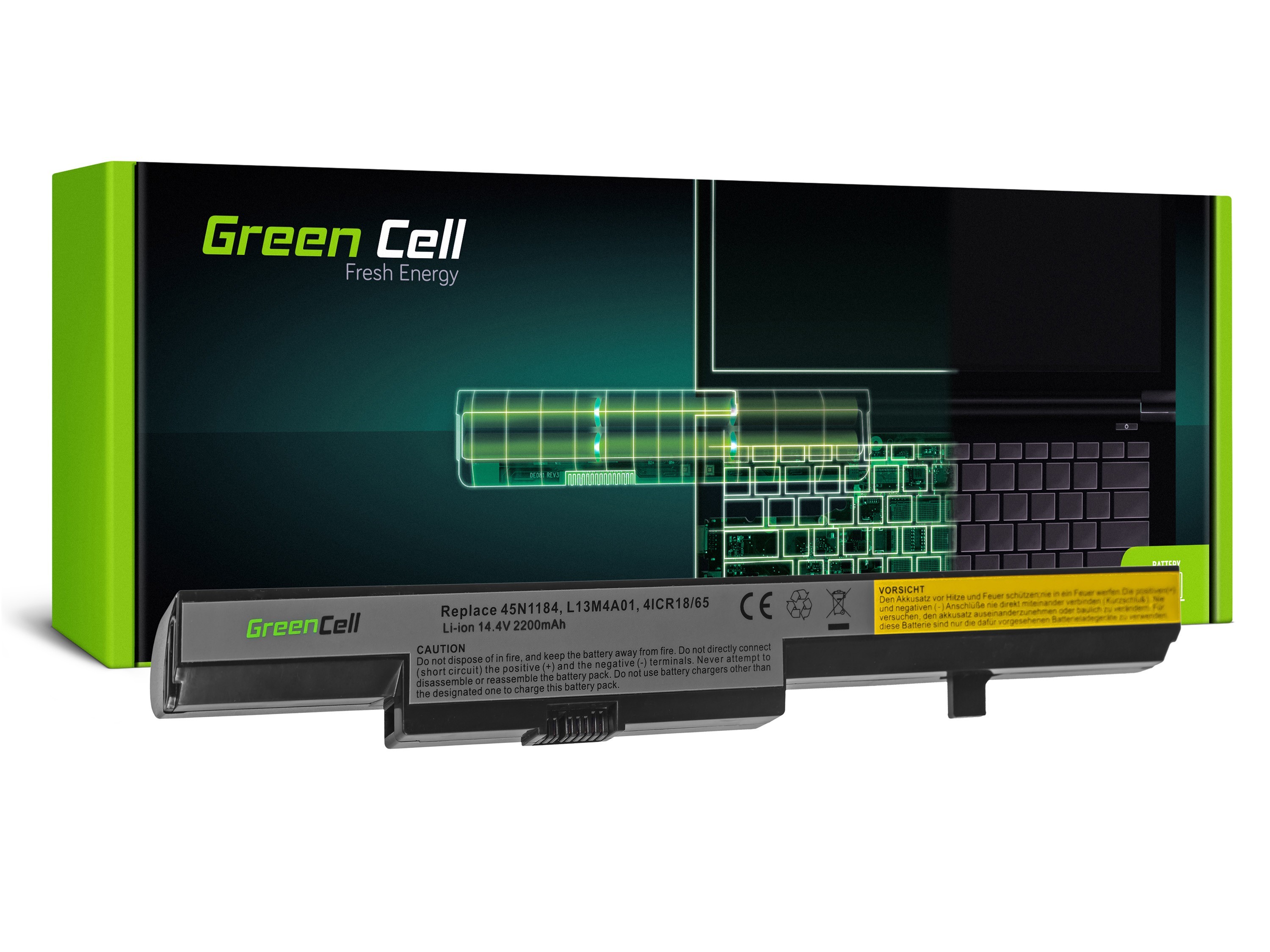 Green Cell Battery for Lenovo B40 B50 G550s N40 N50 / 14,4V 2200mAh