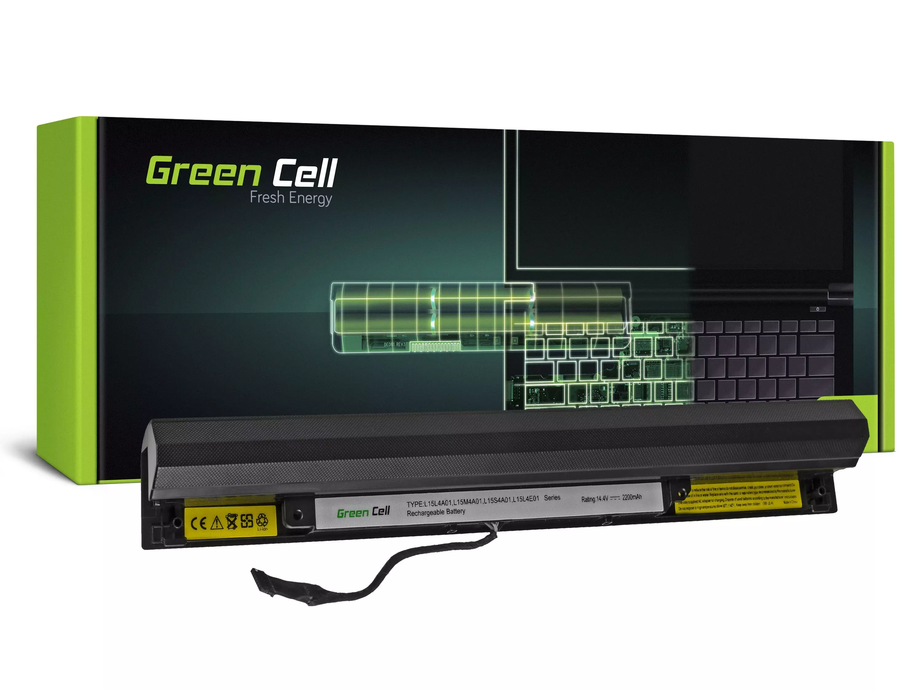 Green Cell Laptop akkumulátor Lenovo B50-50 IdeaPad 100-14IBD 100-15IBD 100-15ISK