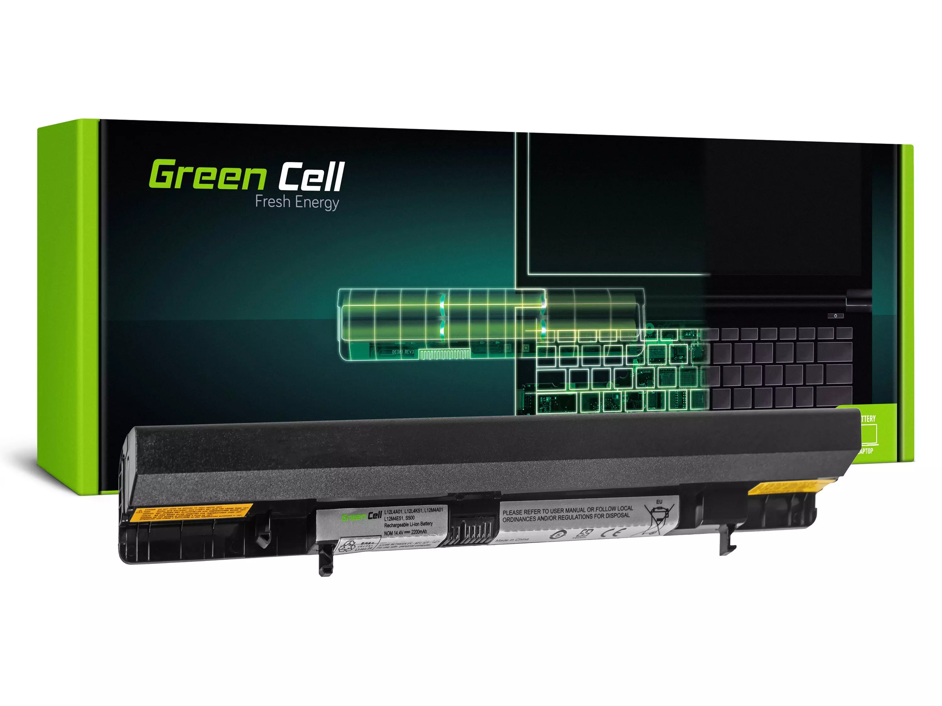 Green Cell Laptop akkumulátor Lenovo IdeaPad S500 Flex 14 14D 15 15D