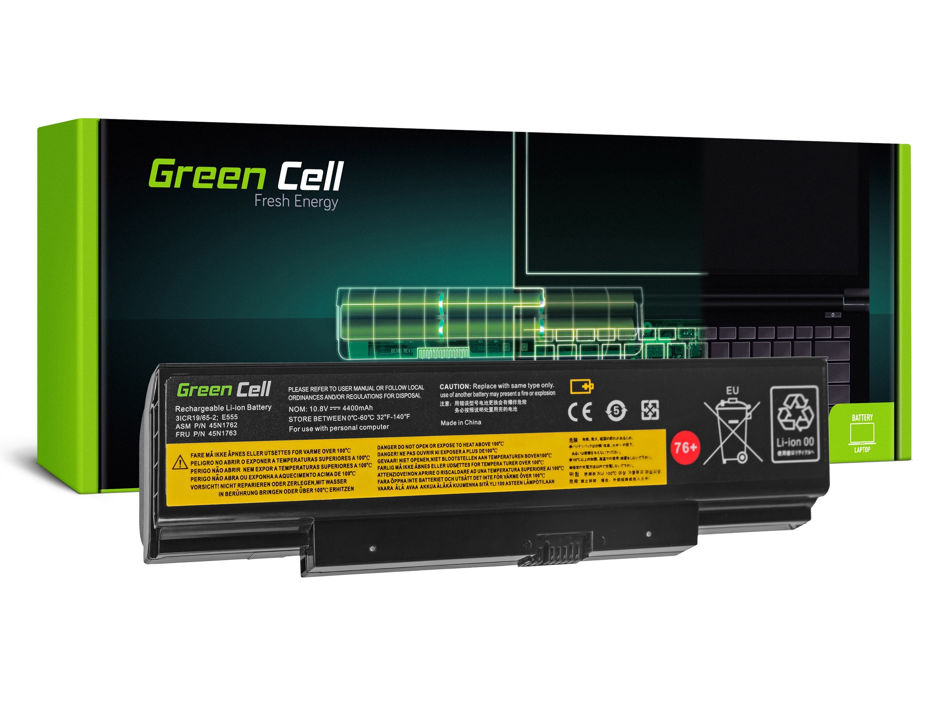 Green Cell Laptop akkumulátor Lenovo ThinkPad Edge E550 E550c E555 E560 E565