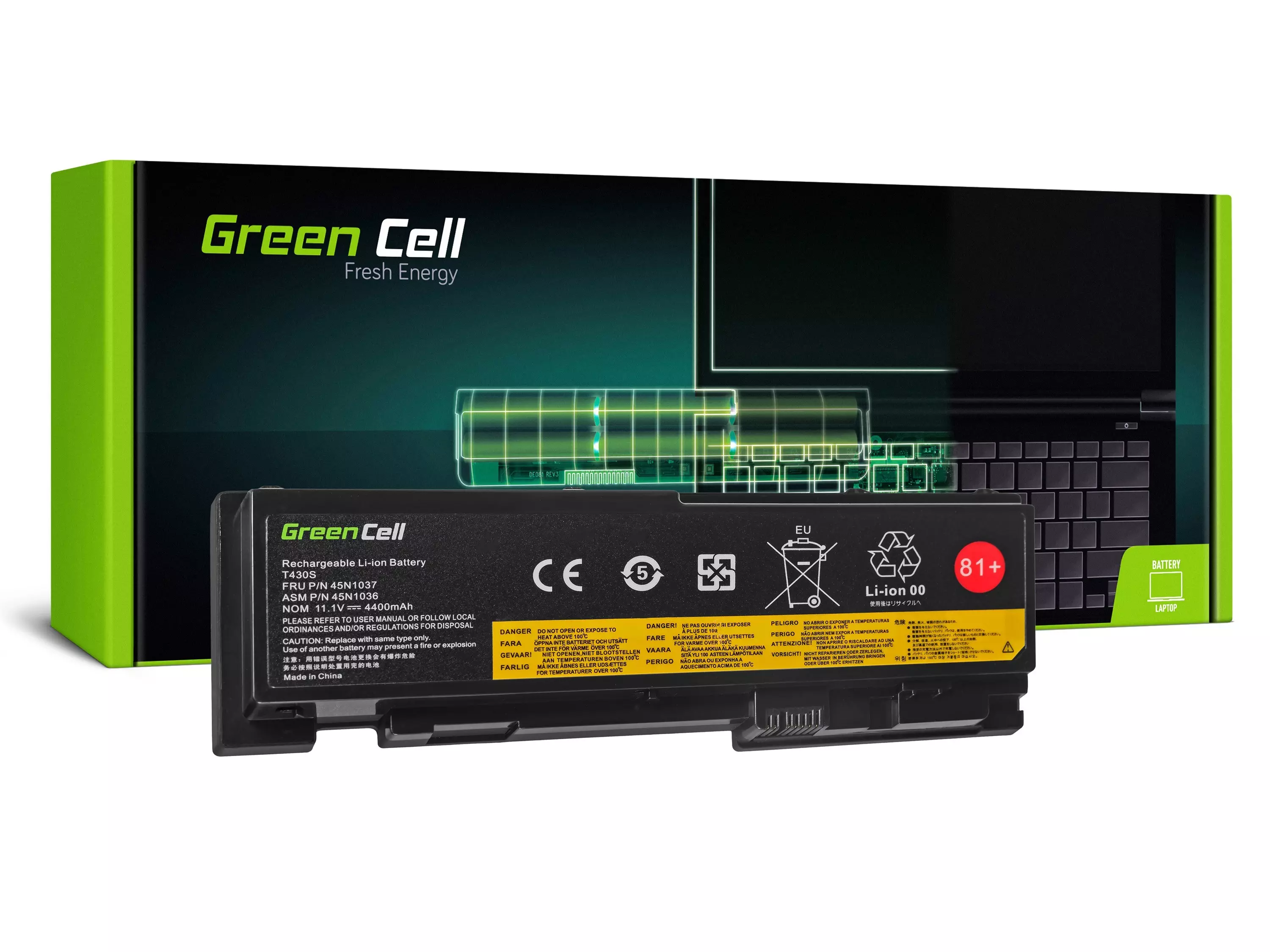 Green Cell Laptop akkumulátor Lenovo ThinkPad T430s T430si