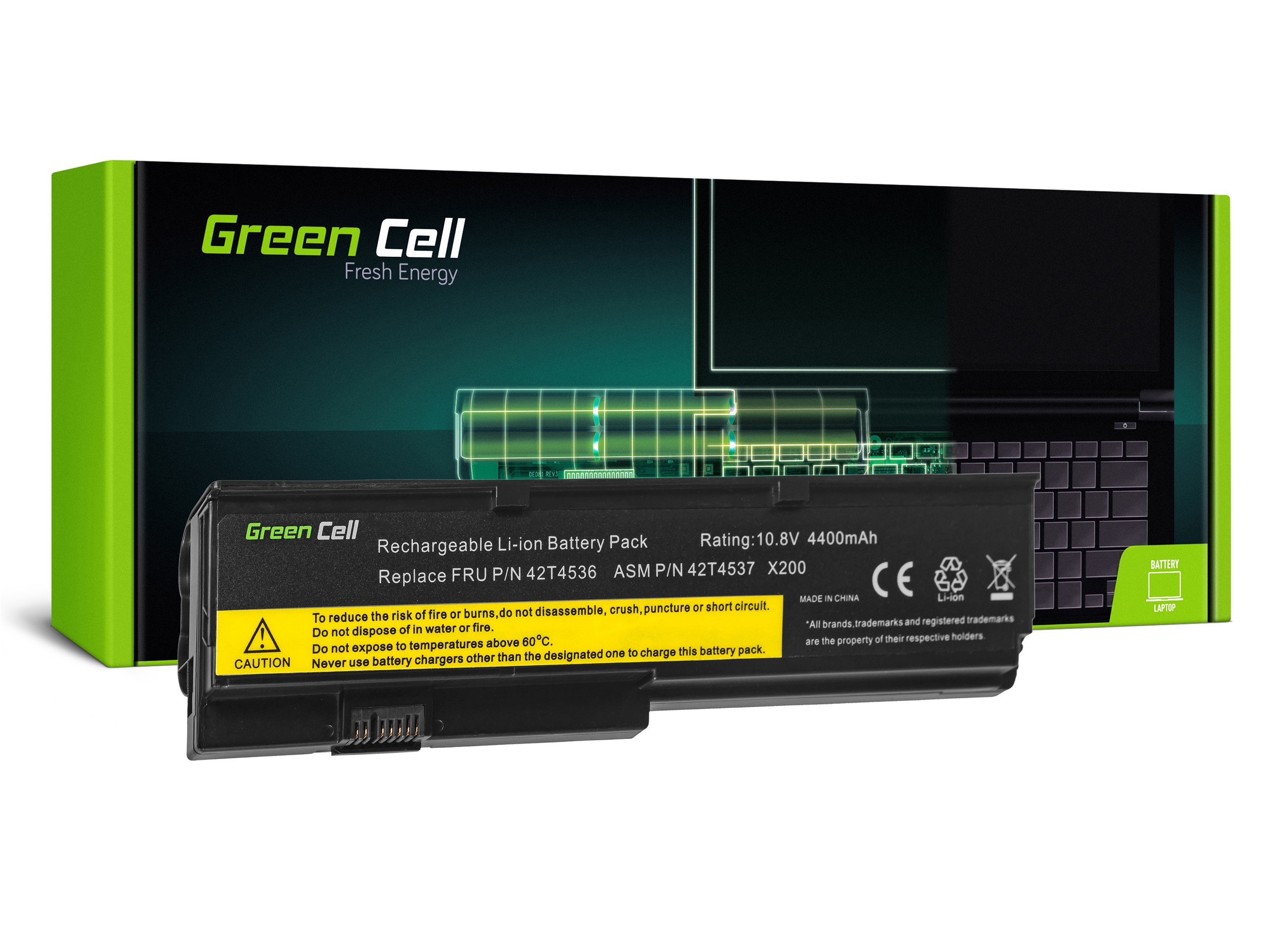 Green Cell Laptop akkumulátor IBM Lenovo ThinkPad X200 X201 X201i