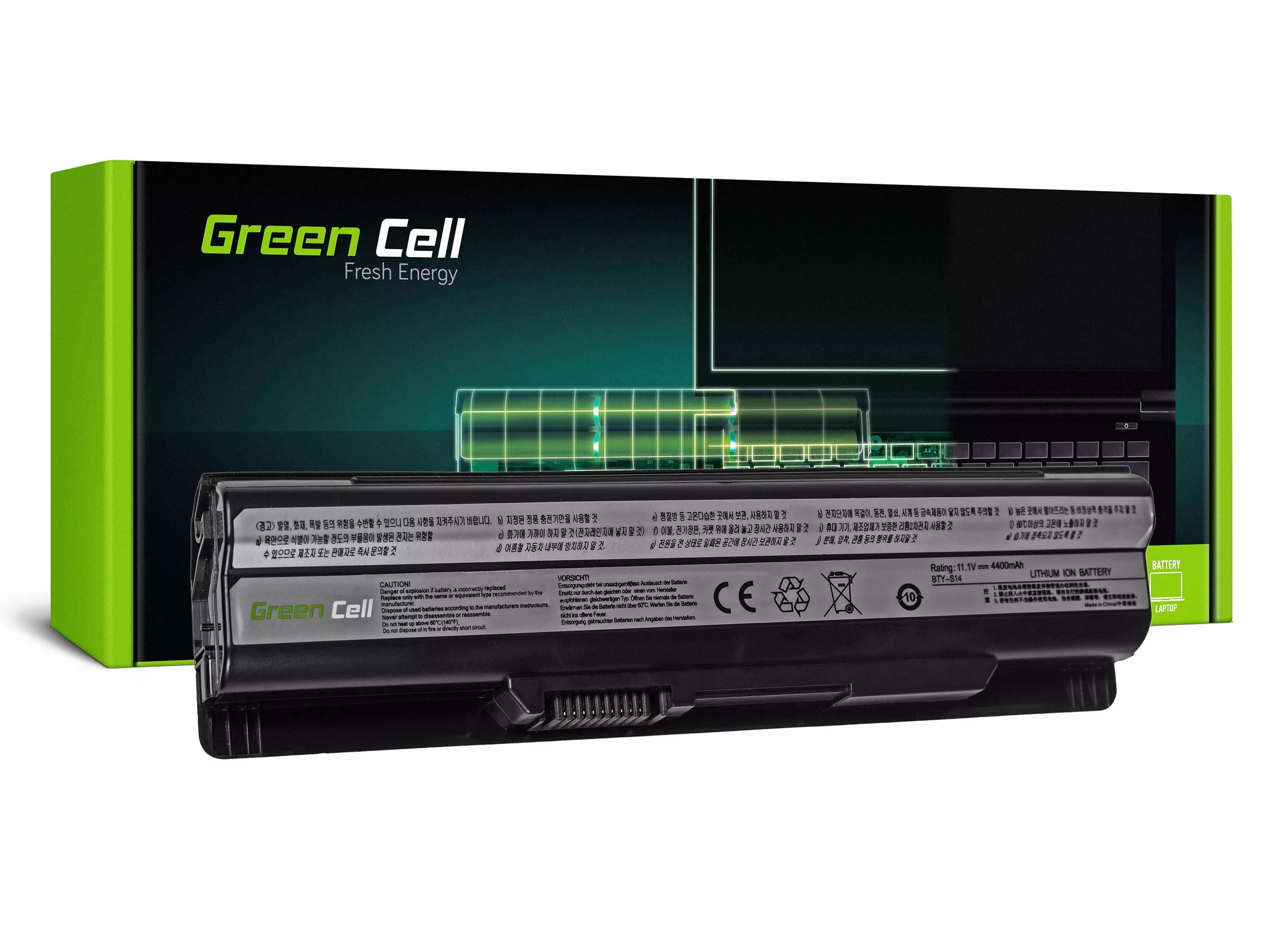 Green Cell Baterie laptop MSI CR650 CX650 FX600 GE60 GE70