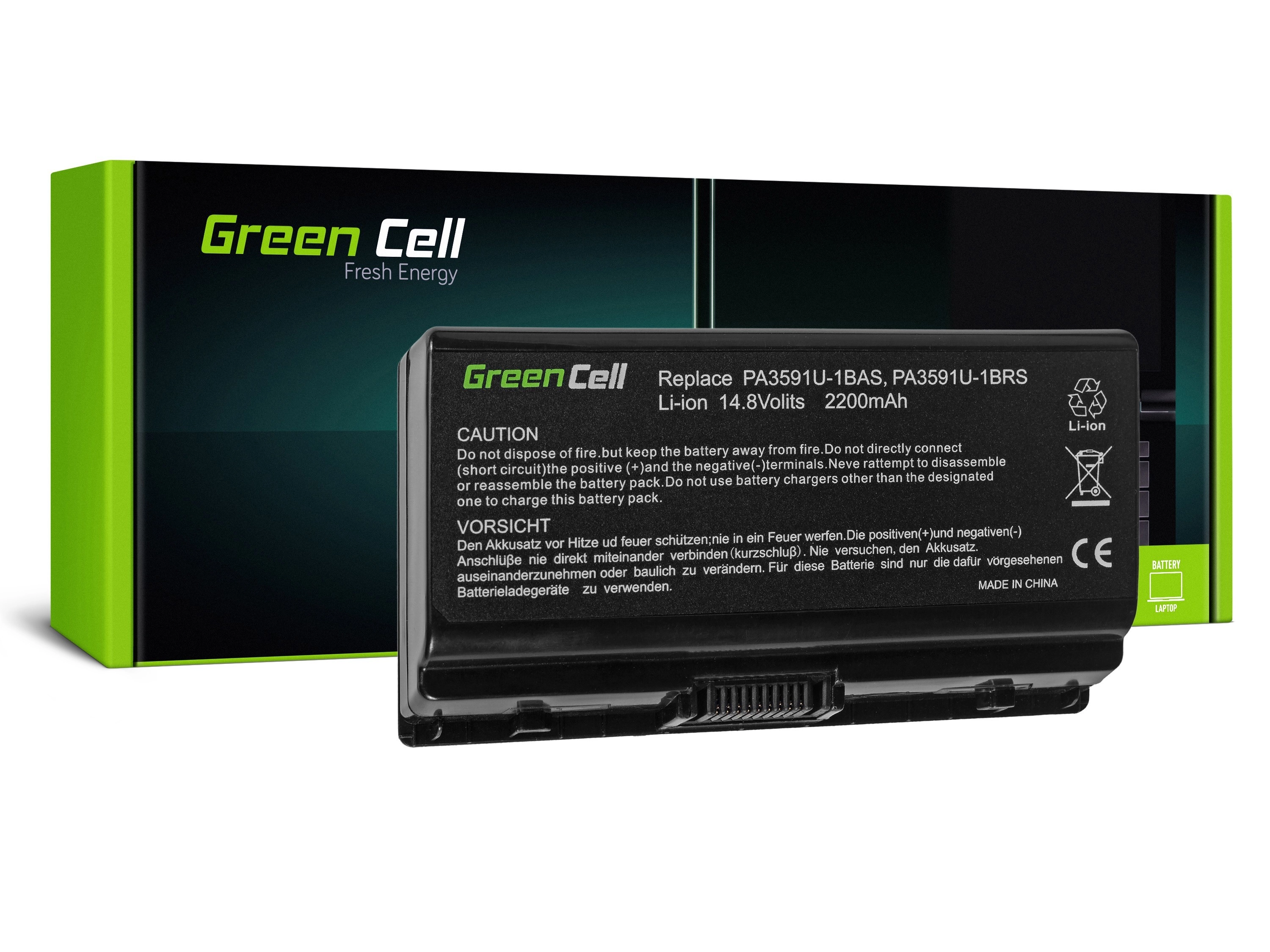 Green Cell Laptop akkumulátor Toshiba Satellite L40 L45 L401 L402