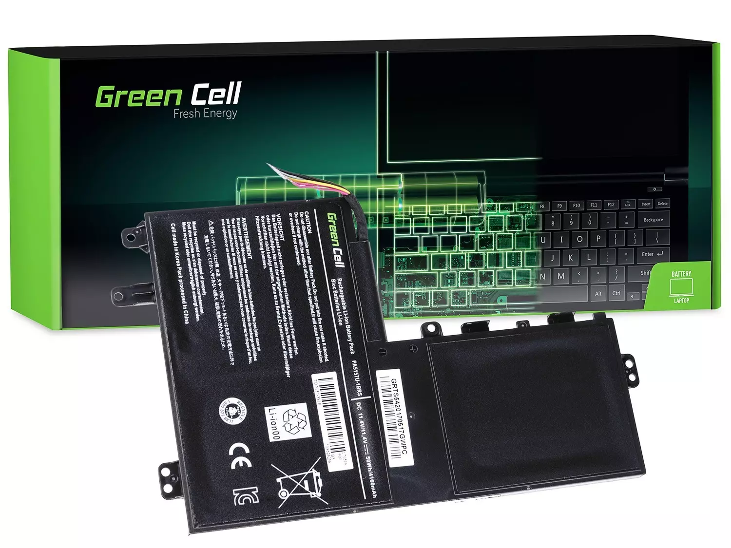 Green Cell Laptop akkumulátor Toshiba Satellite U940 U40t U50t M50-A M50D-A M50Dt M50t