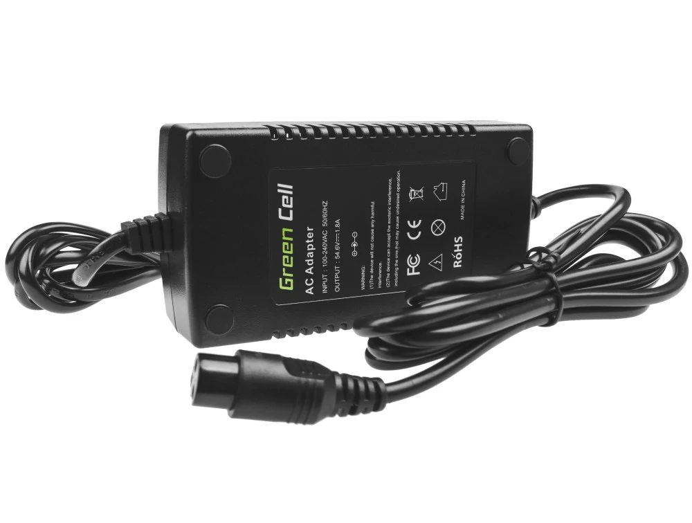 Green Cell Elektromos kerékpár Töltő 54.6V 1.8A (3 pin)