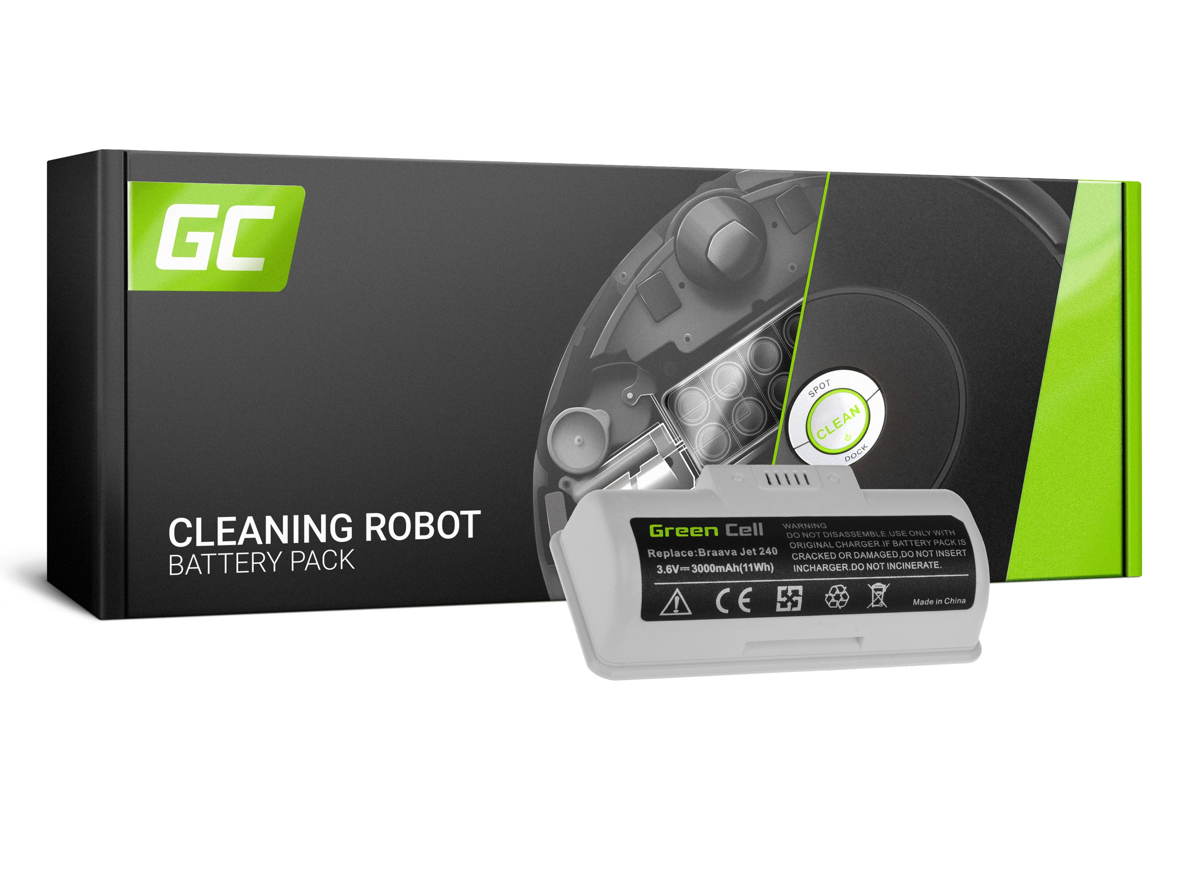 Green Cell batéria iRobot Braava Jet 240 BC674 4446040 3,6V 3Ah